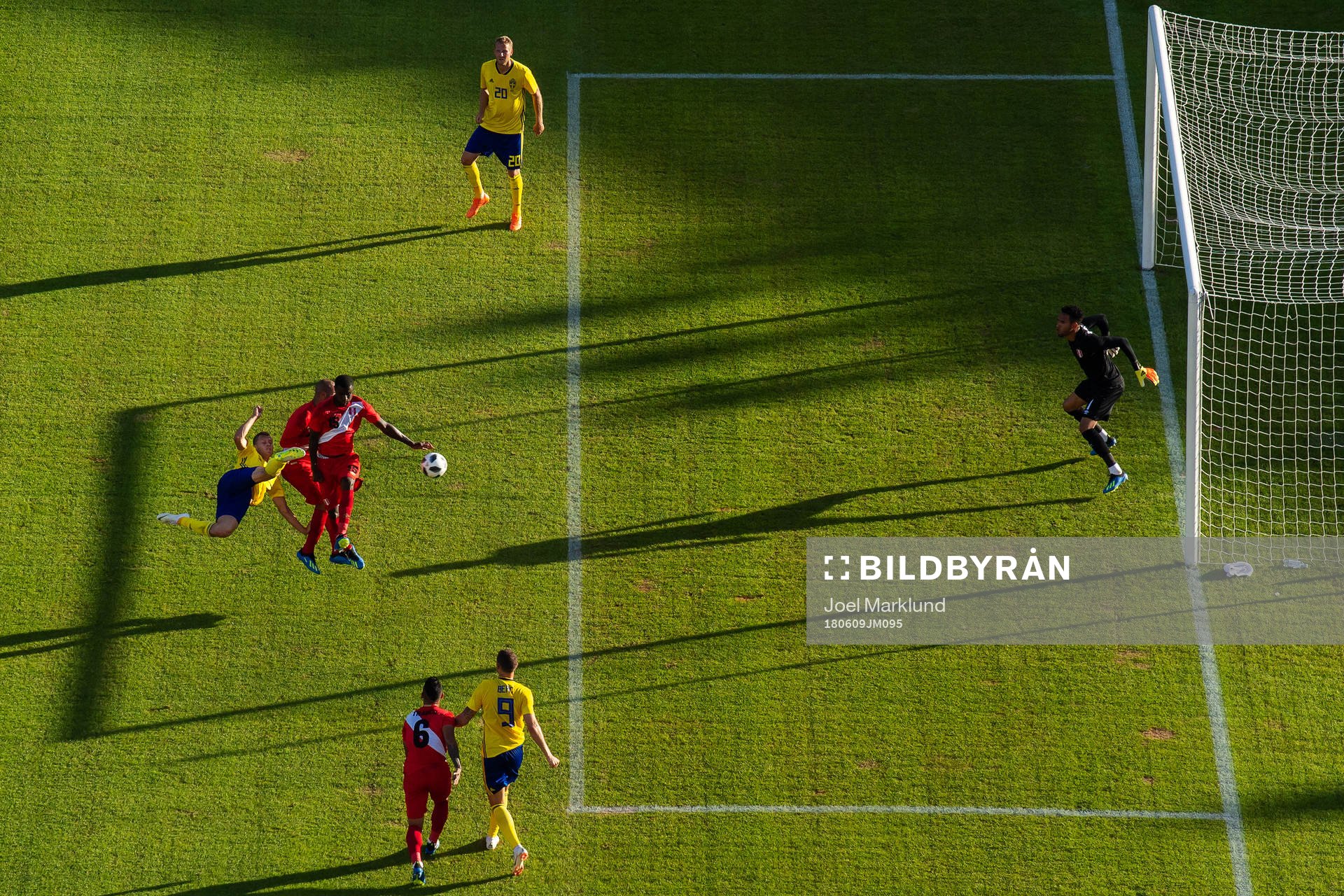 Viktor Claesson of Sweden towards goal