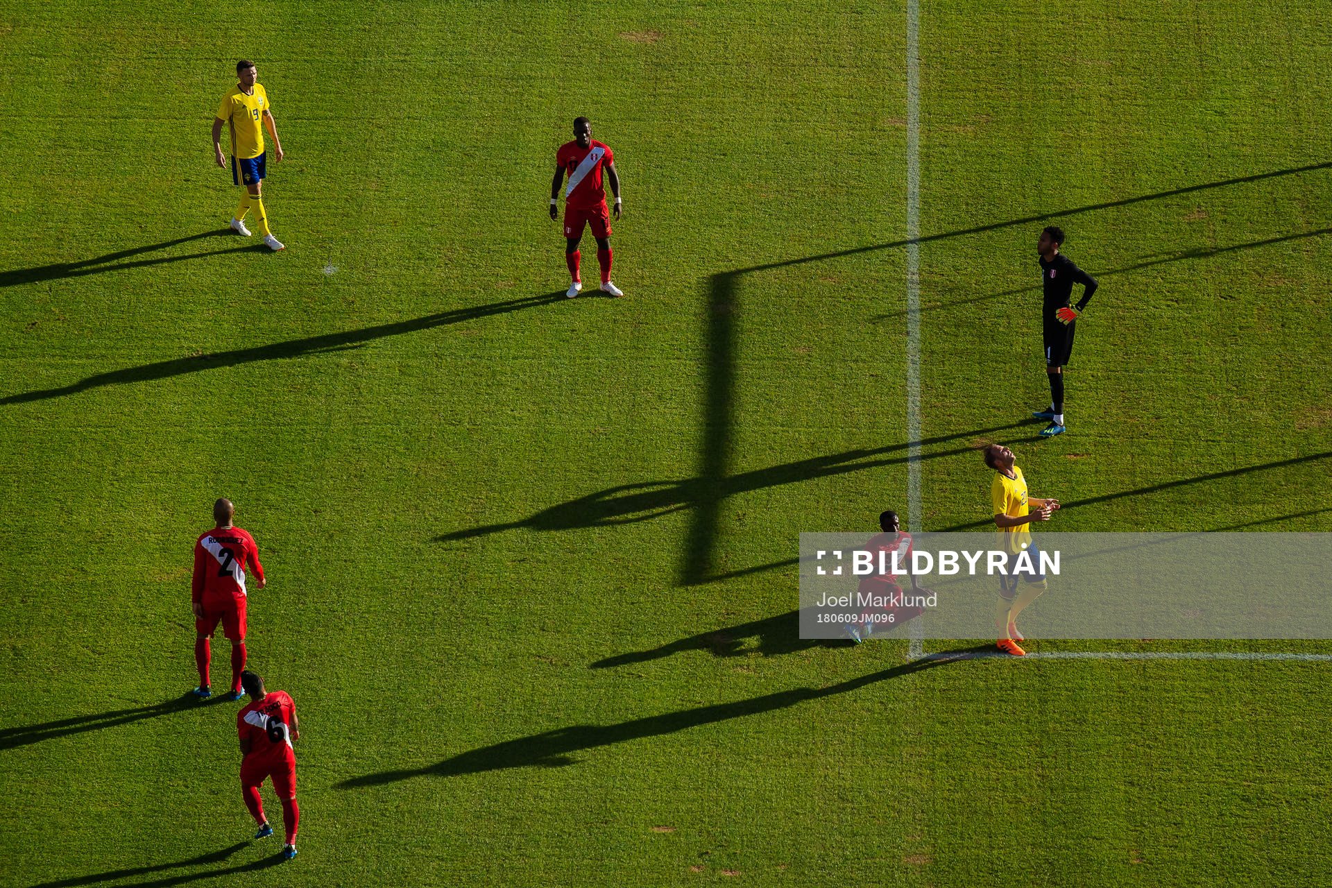 Ola Toivonen of Sweden (R) looks dejected