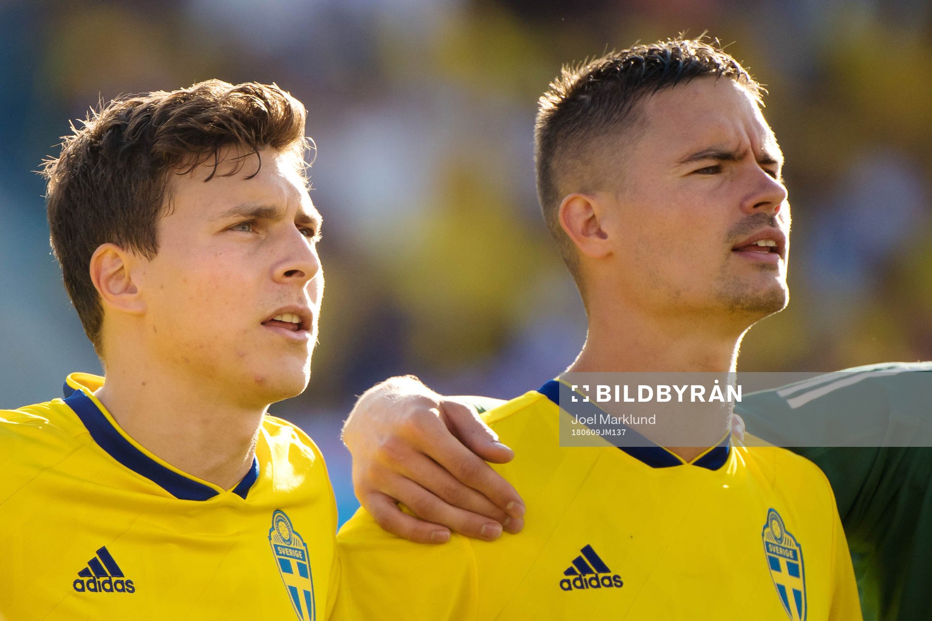 Victor Nilsson Lindelöf and Mikael Lustig of Sweden