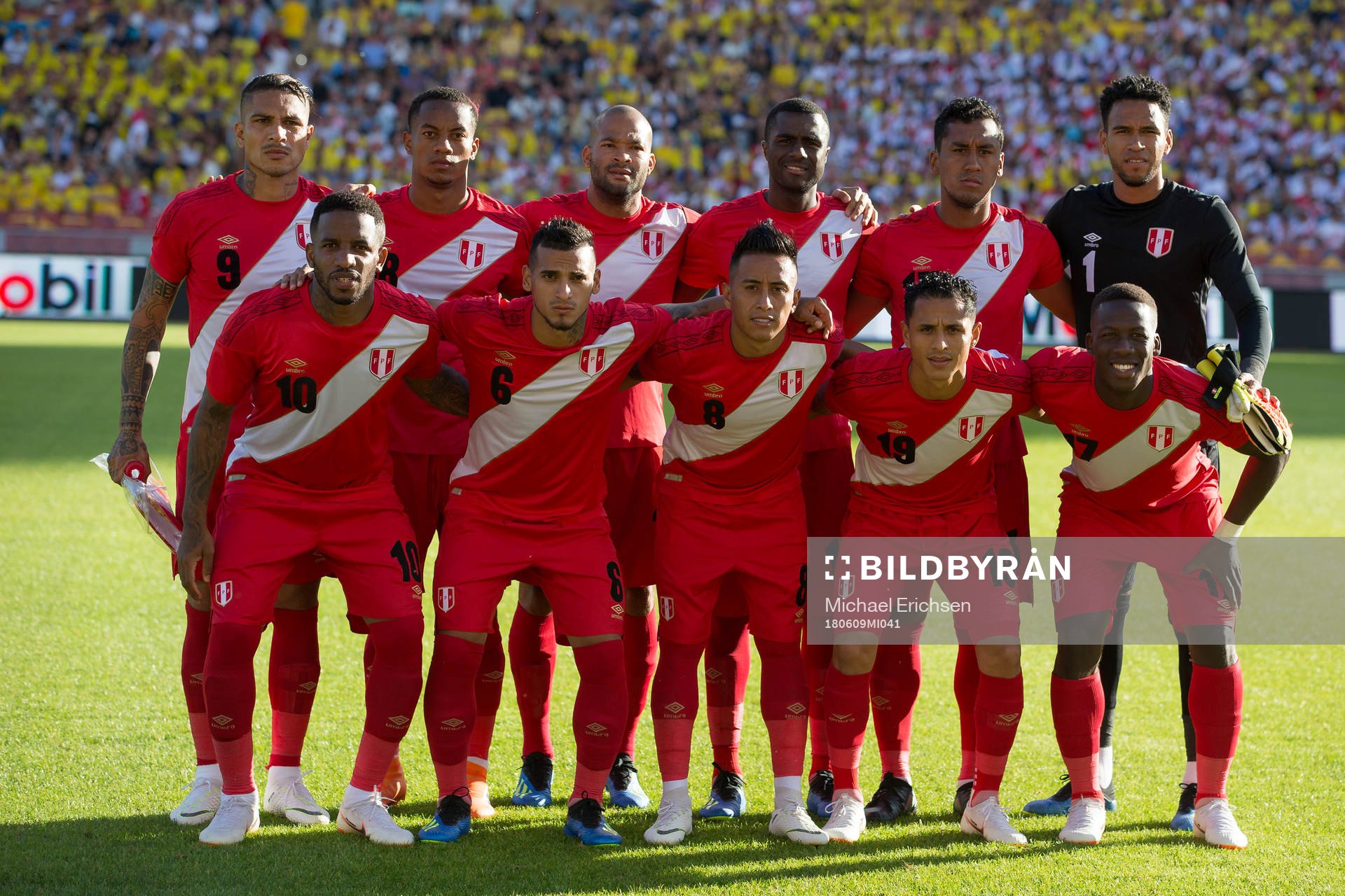 Paolo Guerrero, André Carrillo, Albert Rodriguez,