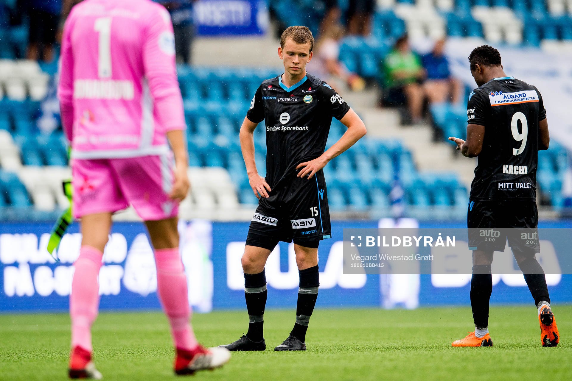 Vegard Østraat Erlien of Sandnes Ulf looks dejected