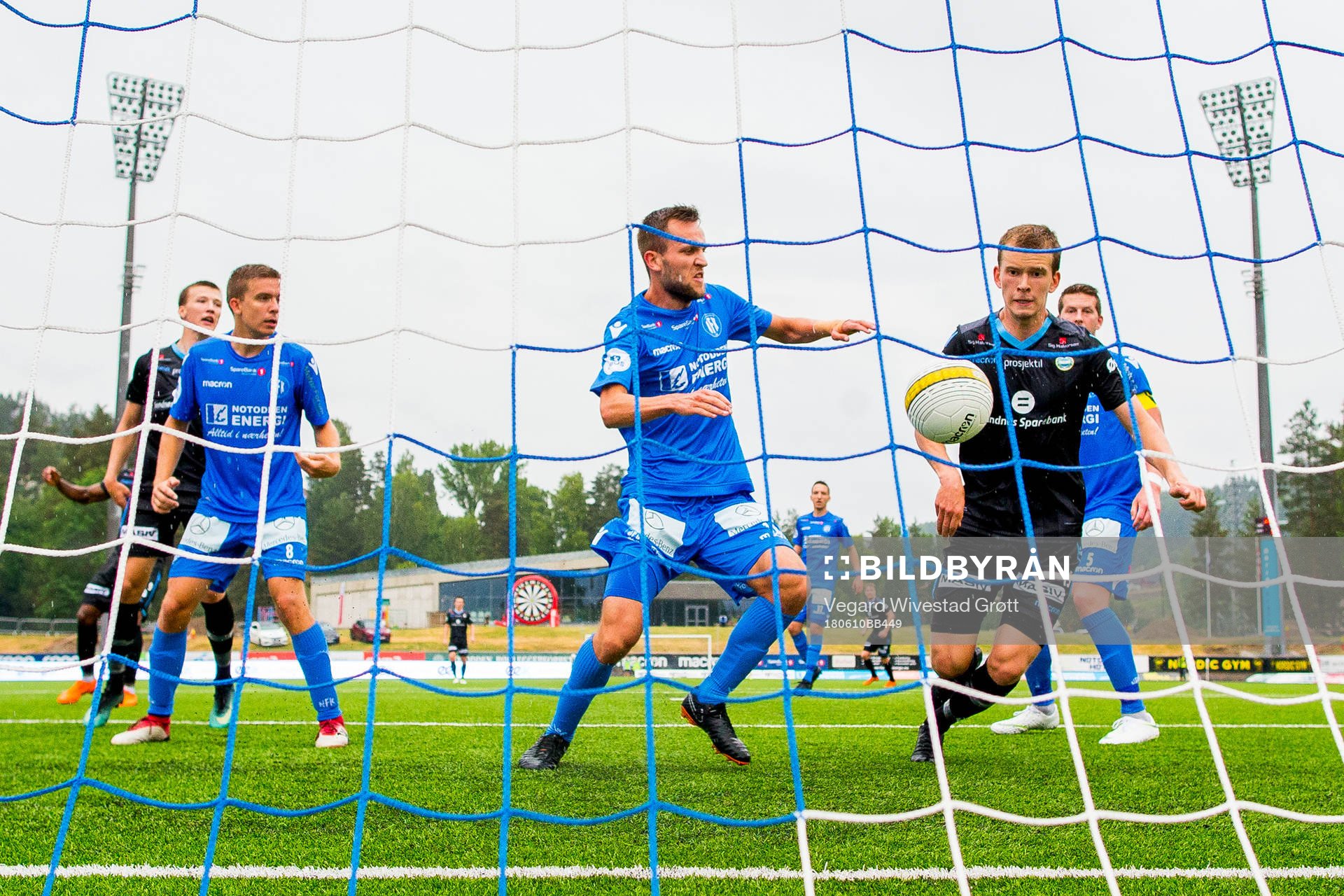Vegard Østraat Erlien of Sandnes Ulf fails to score past
