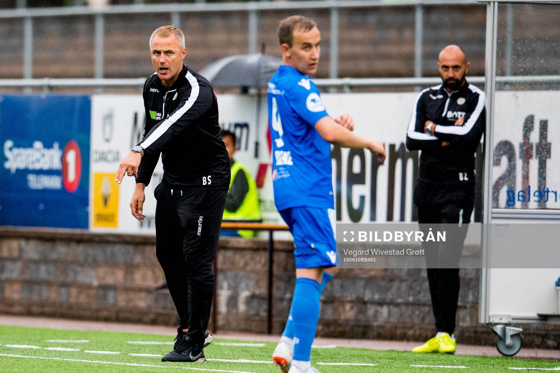 Bengt Sæternes, head coach of Sandnes Ulf, and Bojan
