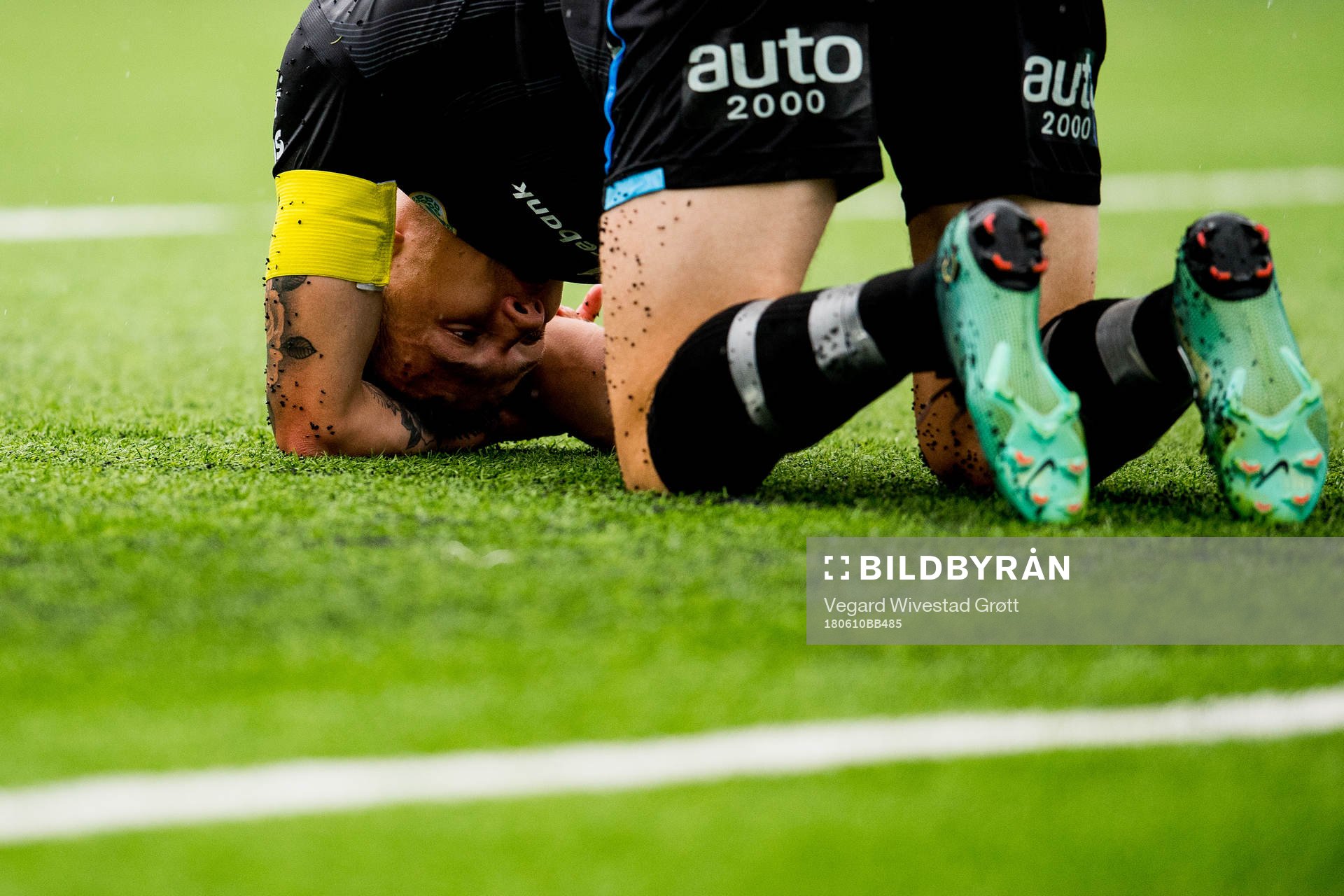 Steffen Jenssen of Notodden reacts