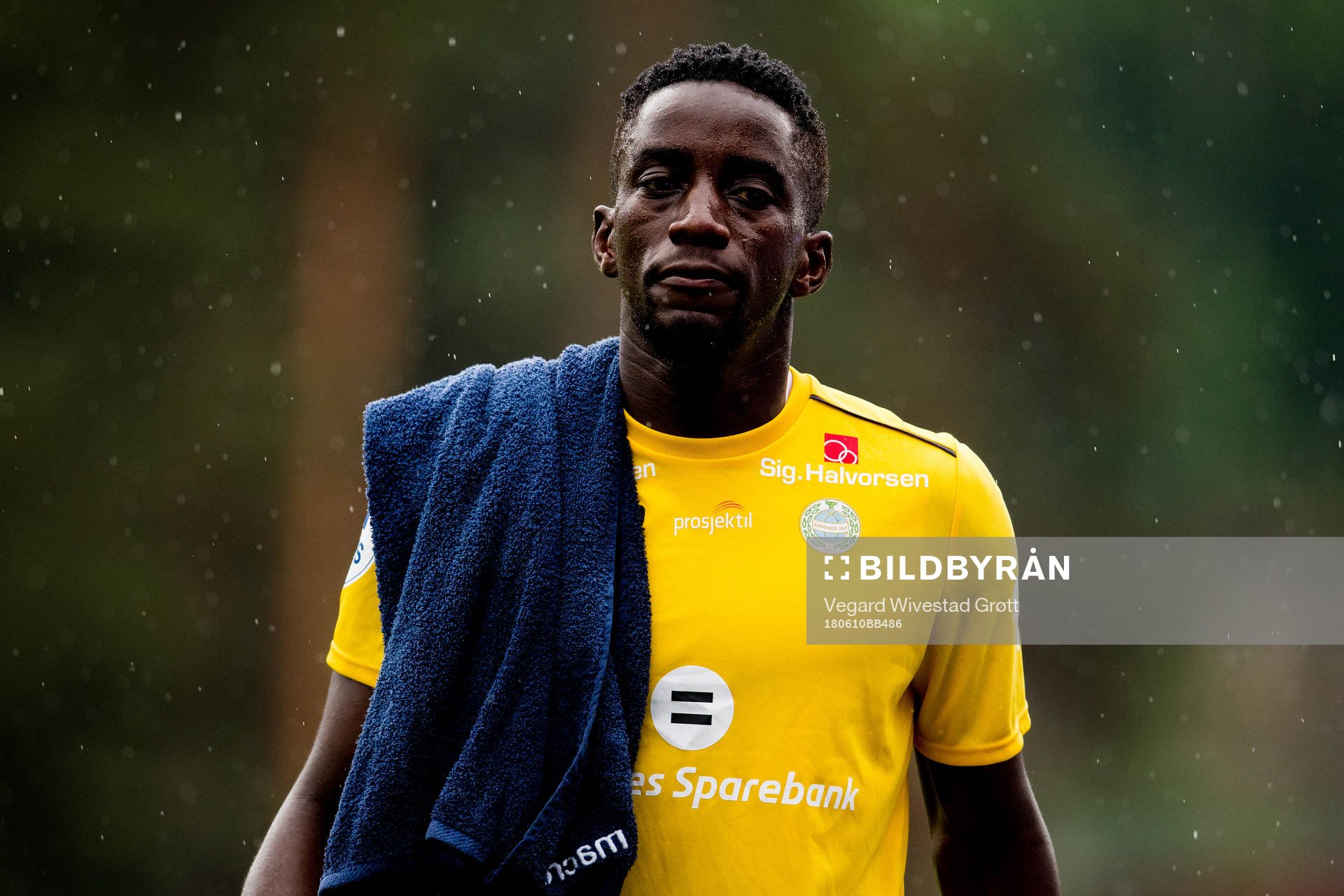 Goalkeeper Arnold Origi of Sandnes Ulf