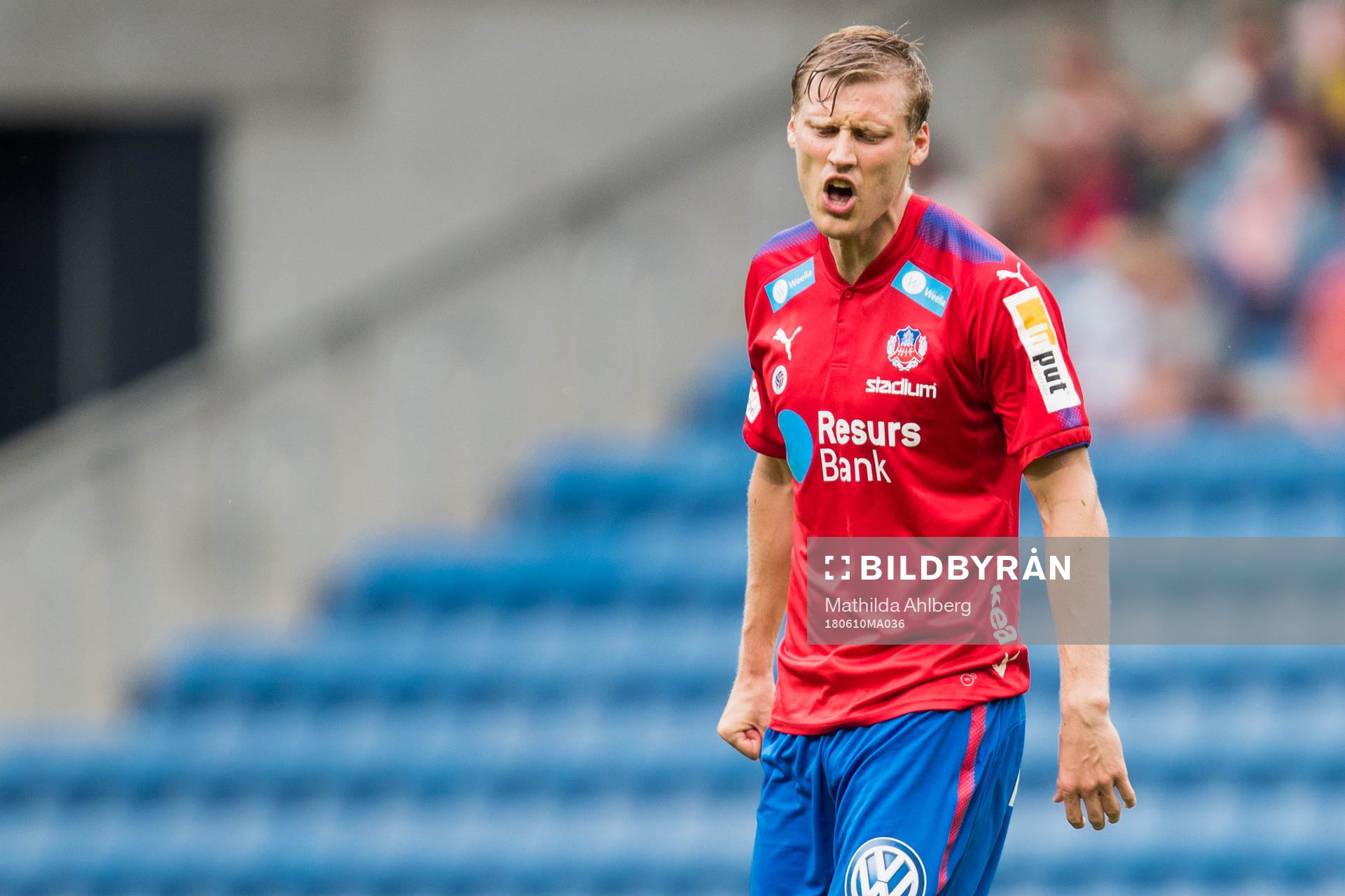 Helsingborgs Andri Runar Bjarnason deppar