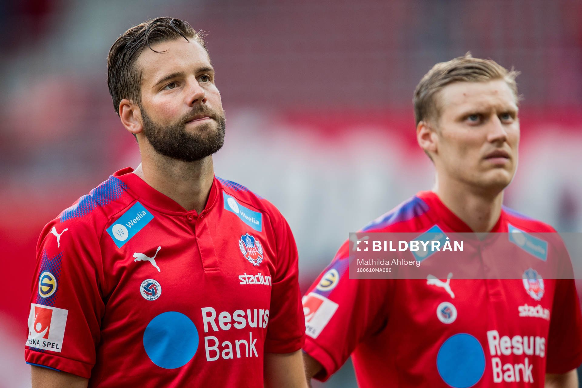 Helsingborgs Mikael Dahlberg och Andri Runar Bjarnason