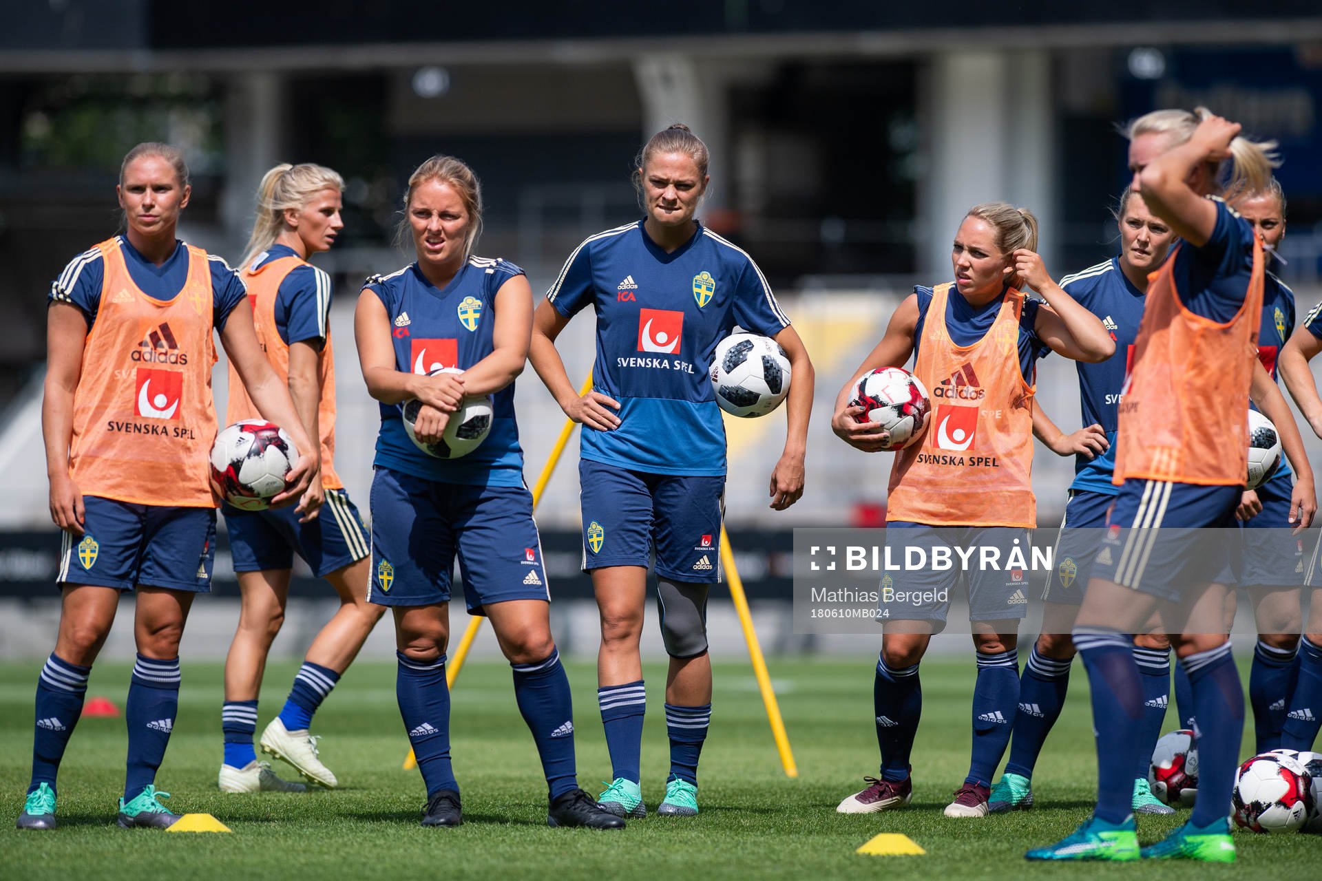 Jonna Andersson, Sofia Jakobsson, Mimmi Larsson, Fridolina