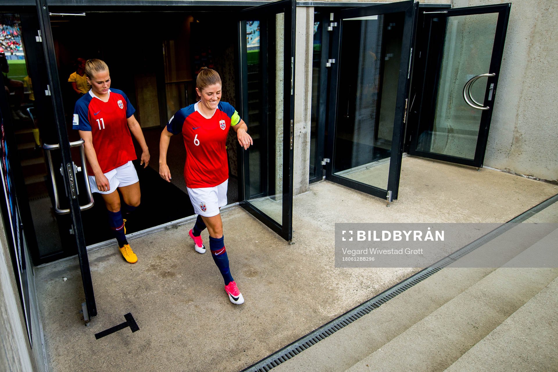 Lisa-Marie Karlseng Utland and Maren Mjelde of Norway
