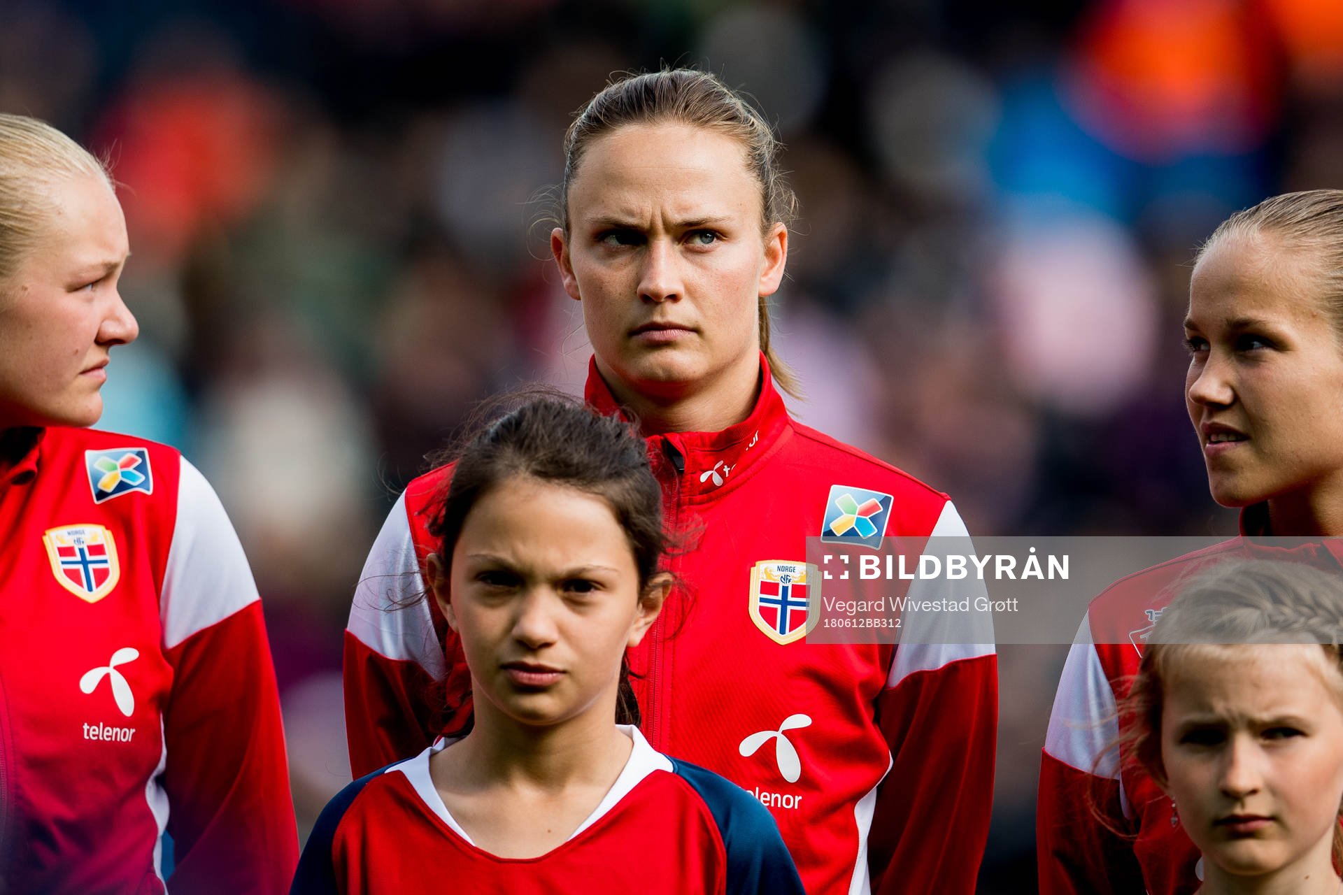 Frida Maanum, Caroline Graham Hansen and Guro Reiten of