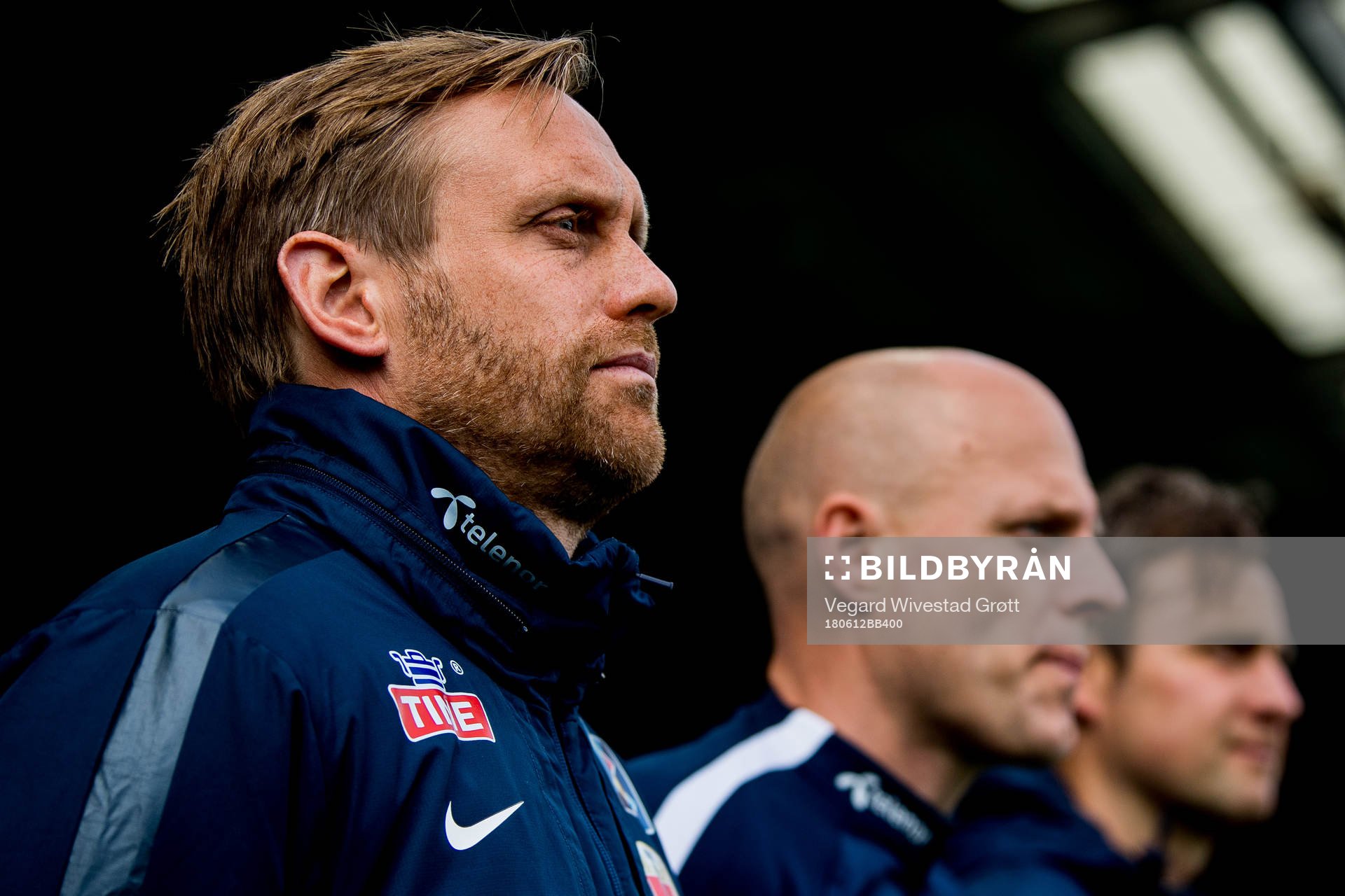 Martin Sjögren, head coach of Norway, Anders Jacobson,