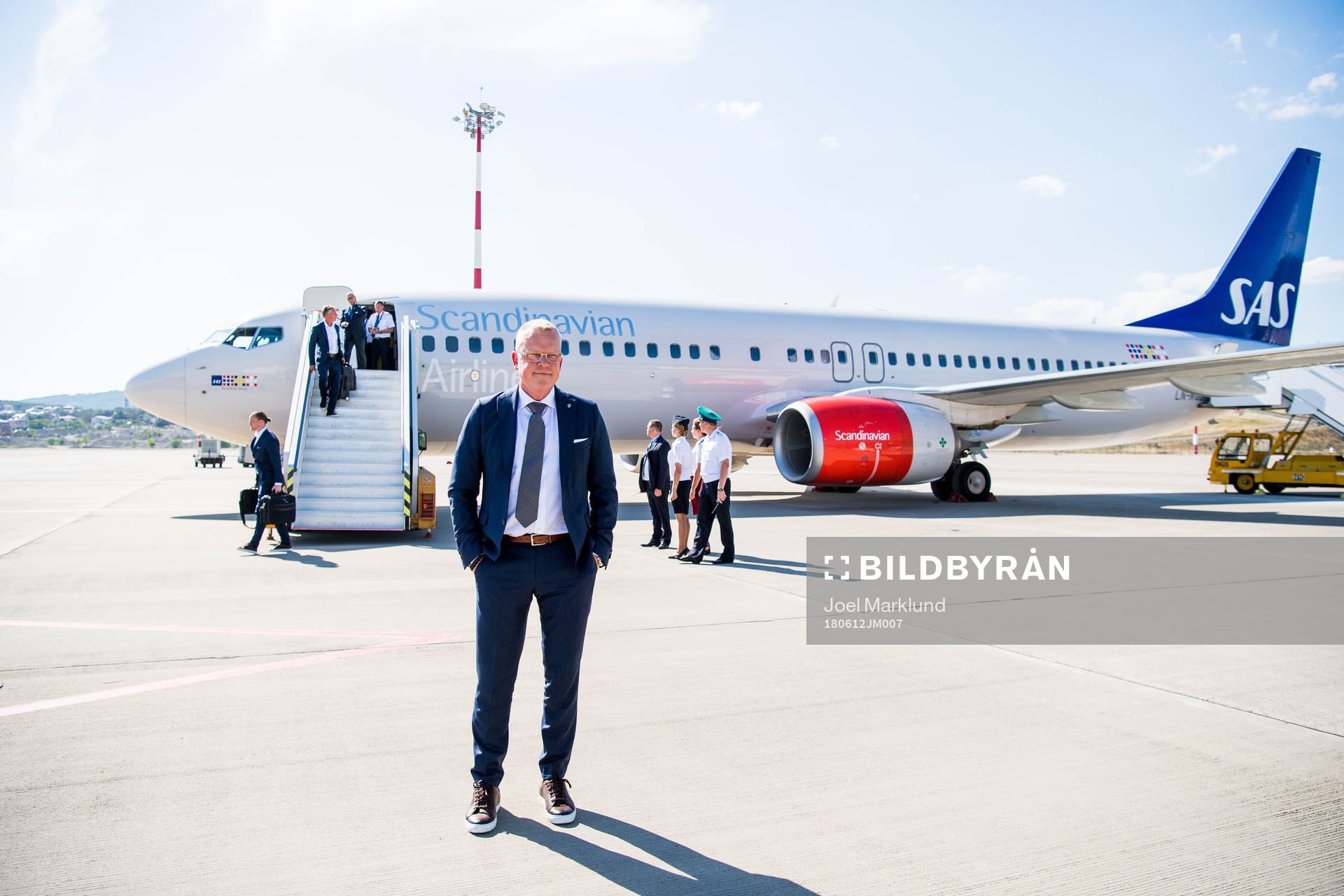 Head coach Janne Andersson of Sweden when the Swedish