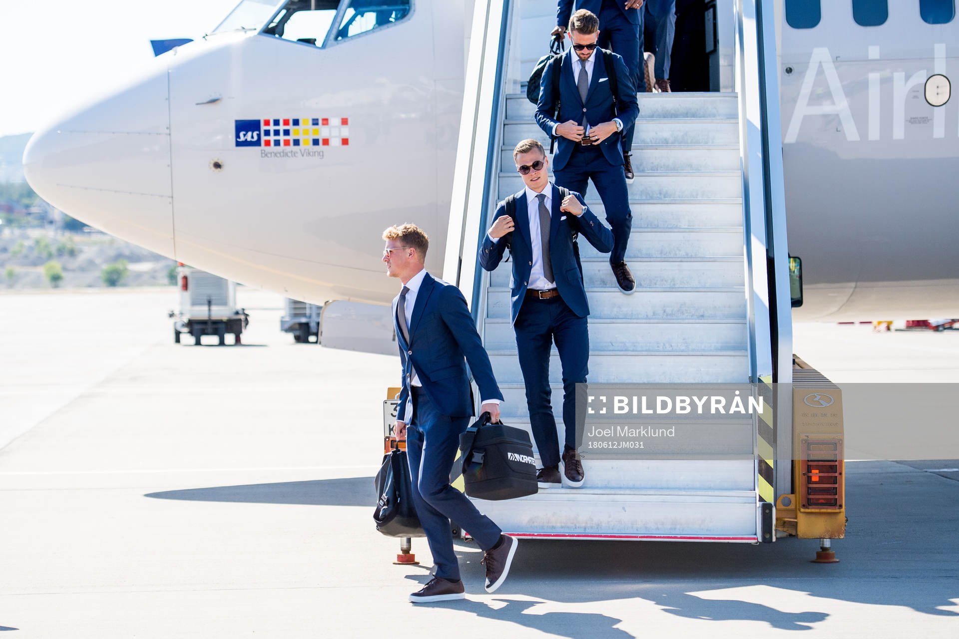 Oscar Hiljemark, Viktor Claesson and Marcus Rohdén of