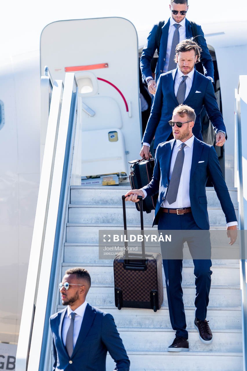 Isaac Kiese Thelin, Ola Toivonen, Gustav Svensson and