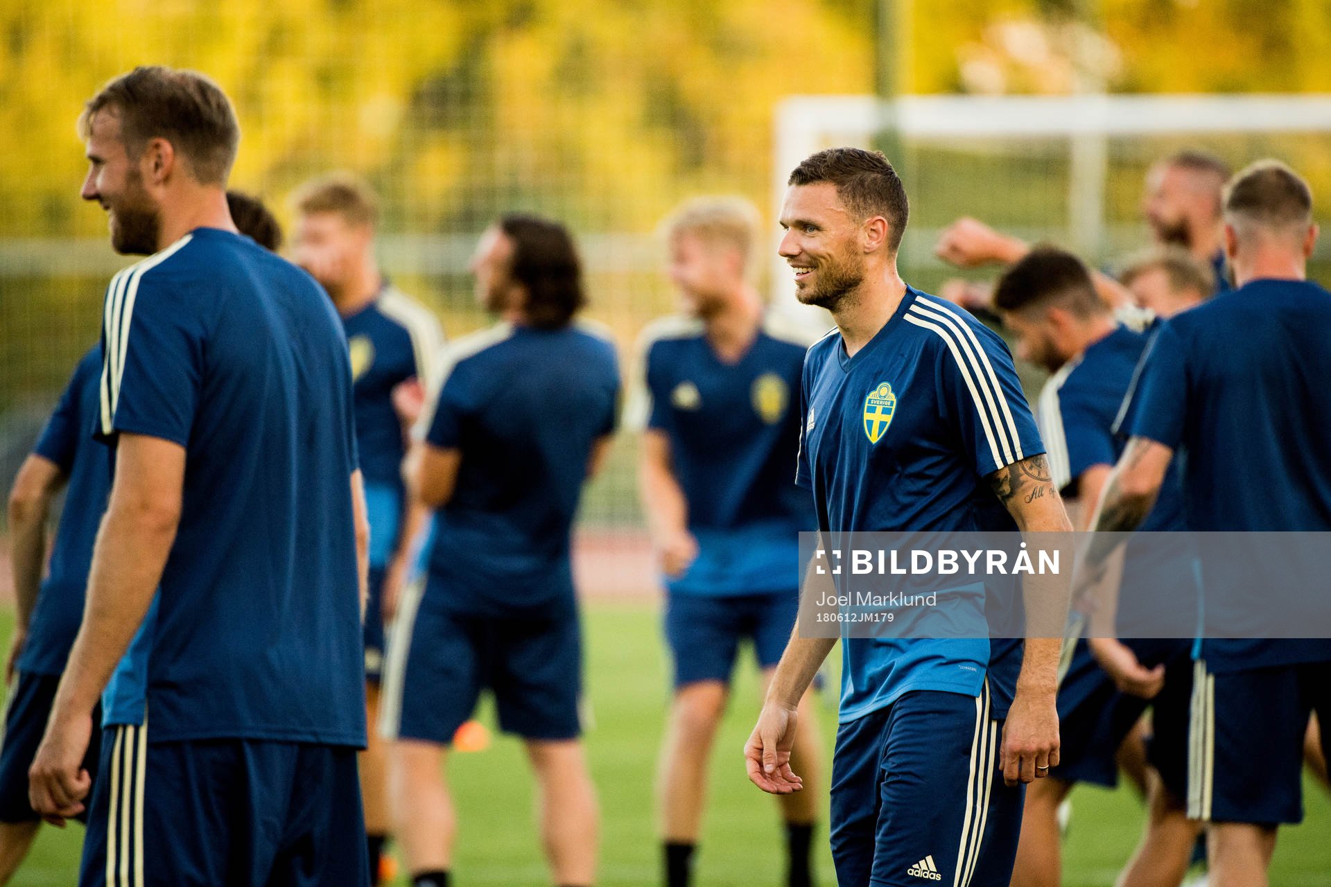Marcus Berg of the Swedish national football team