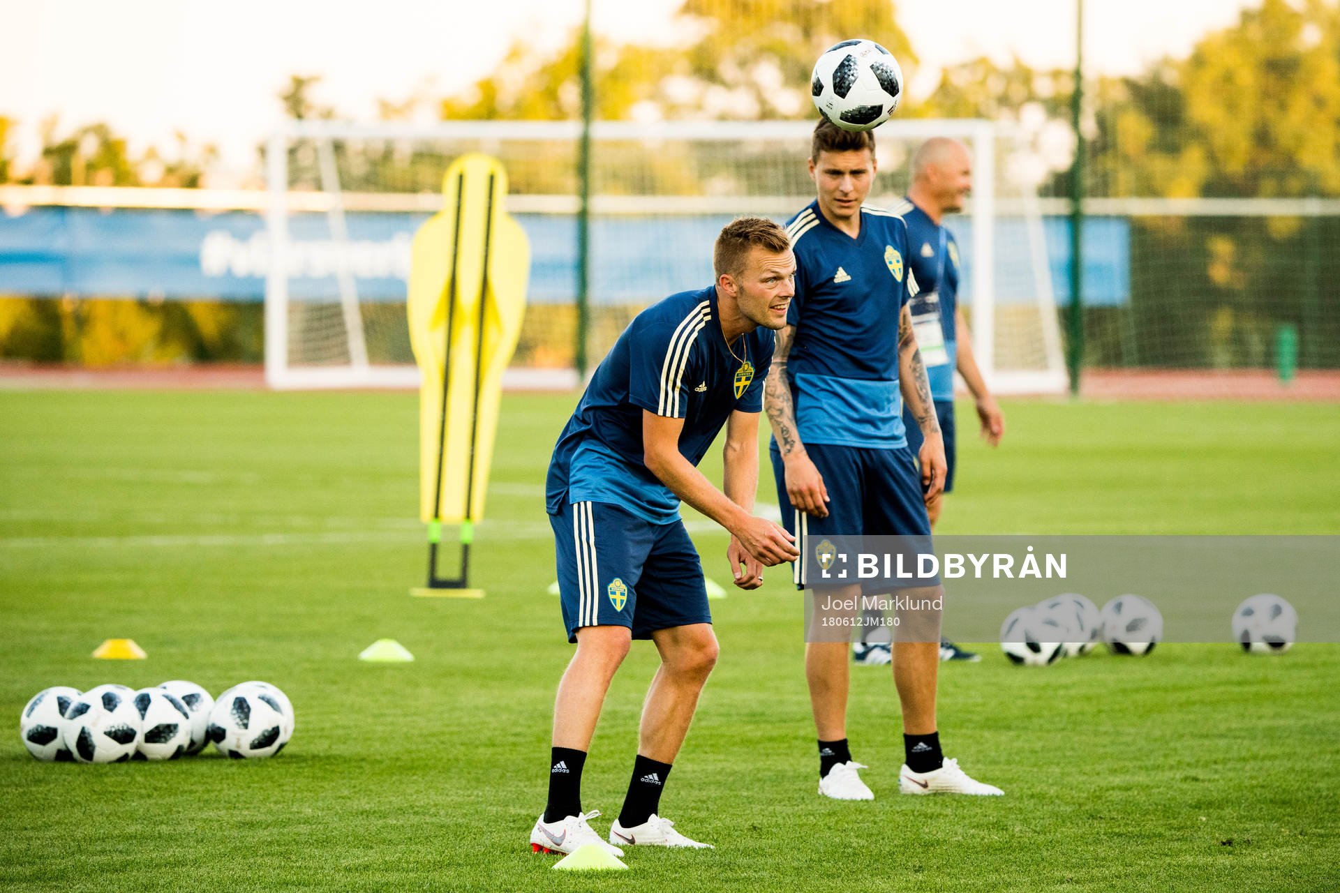 Sebastian Larsson and Victor Nilsson Lindelöf of the