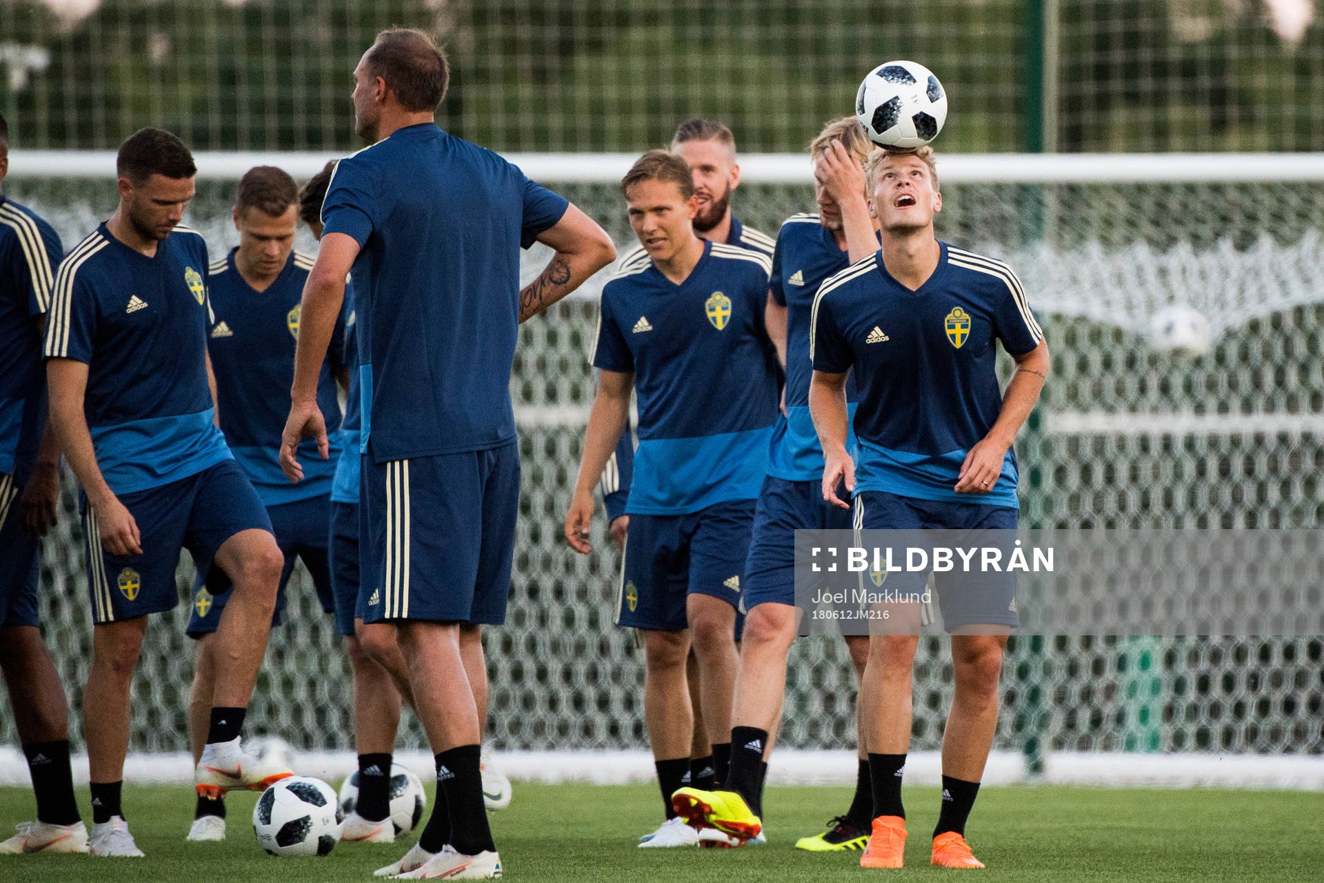 Oscar Hiljemark of the Swedish national football team