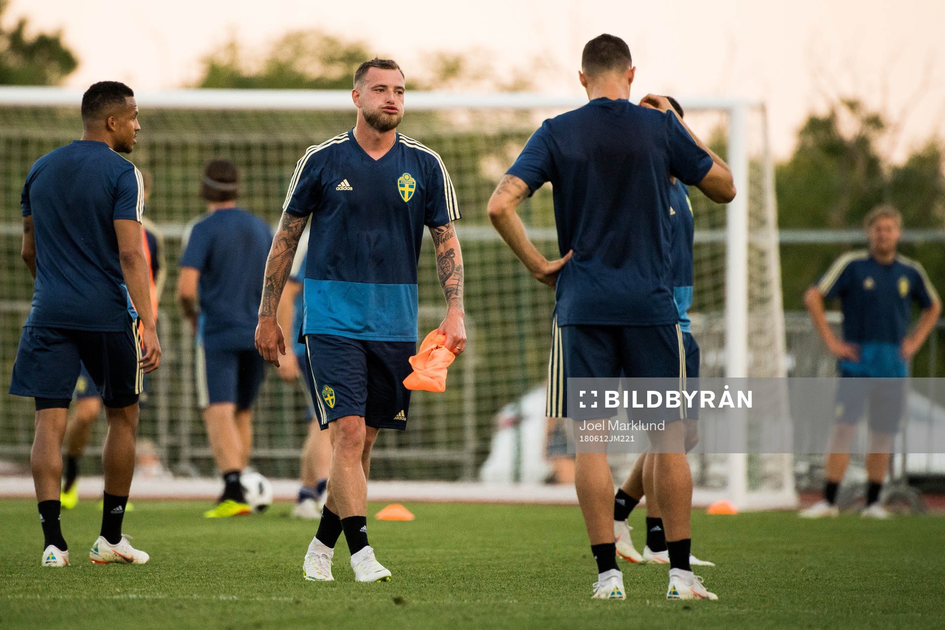 John Guidetti of the Swedish national football team