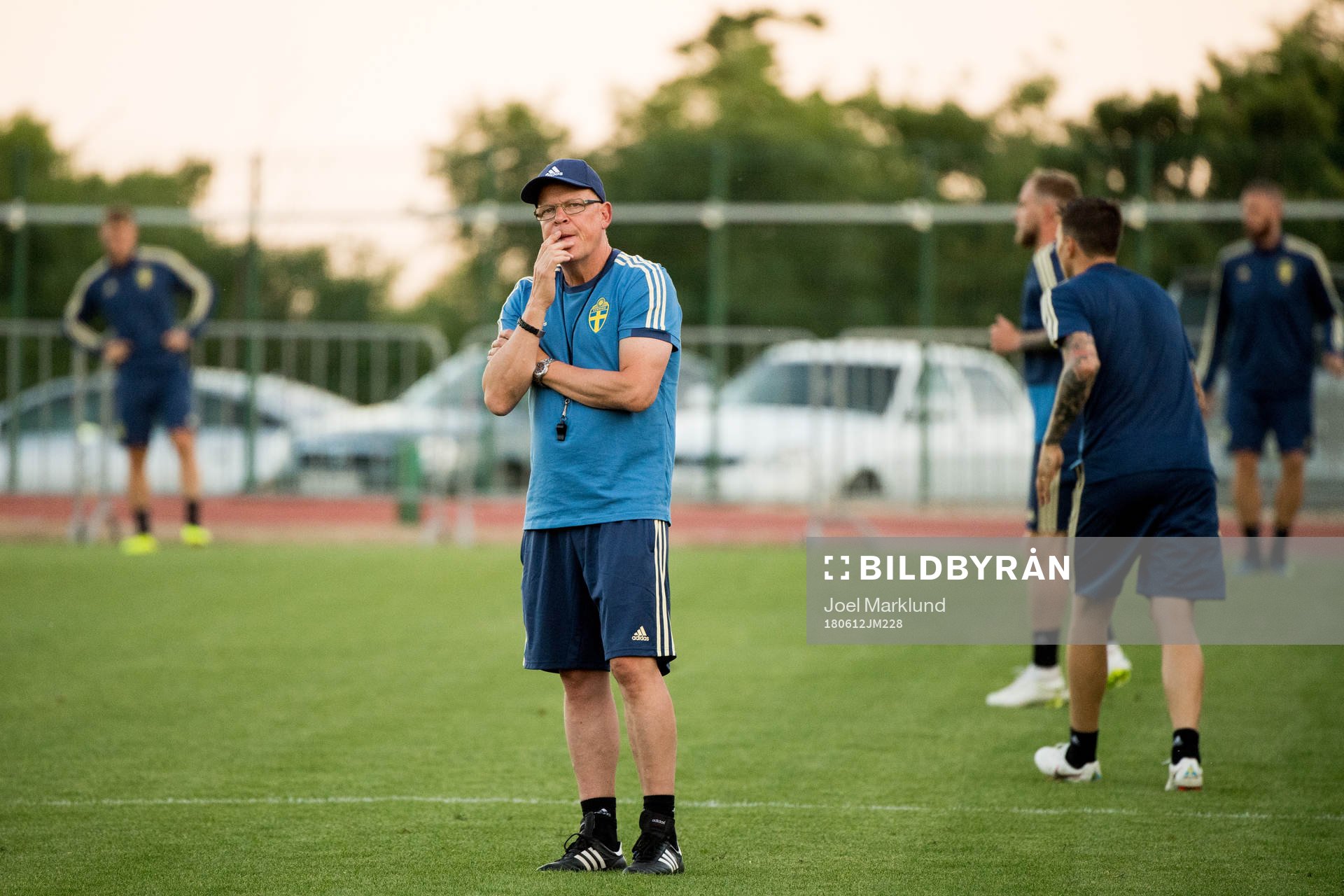 Head coach Janne Andersson of the Swedish national football