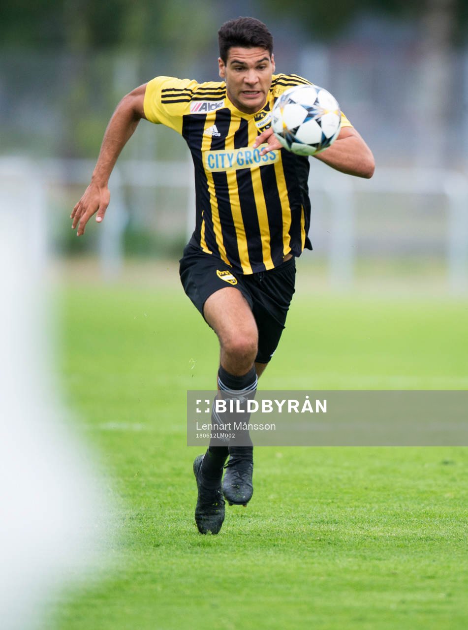 IFK Hässleholms Tommy Filipovic i matchen i DM mellan IFK