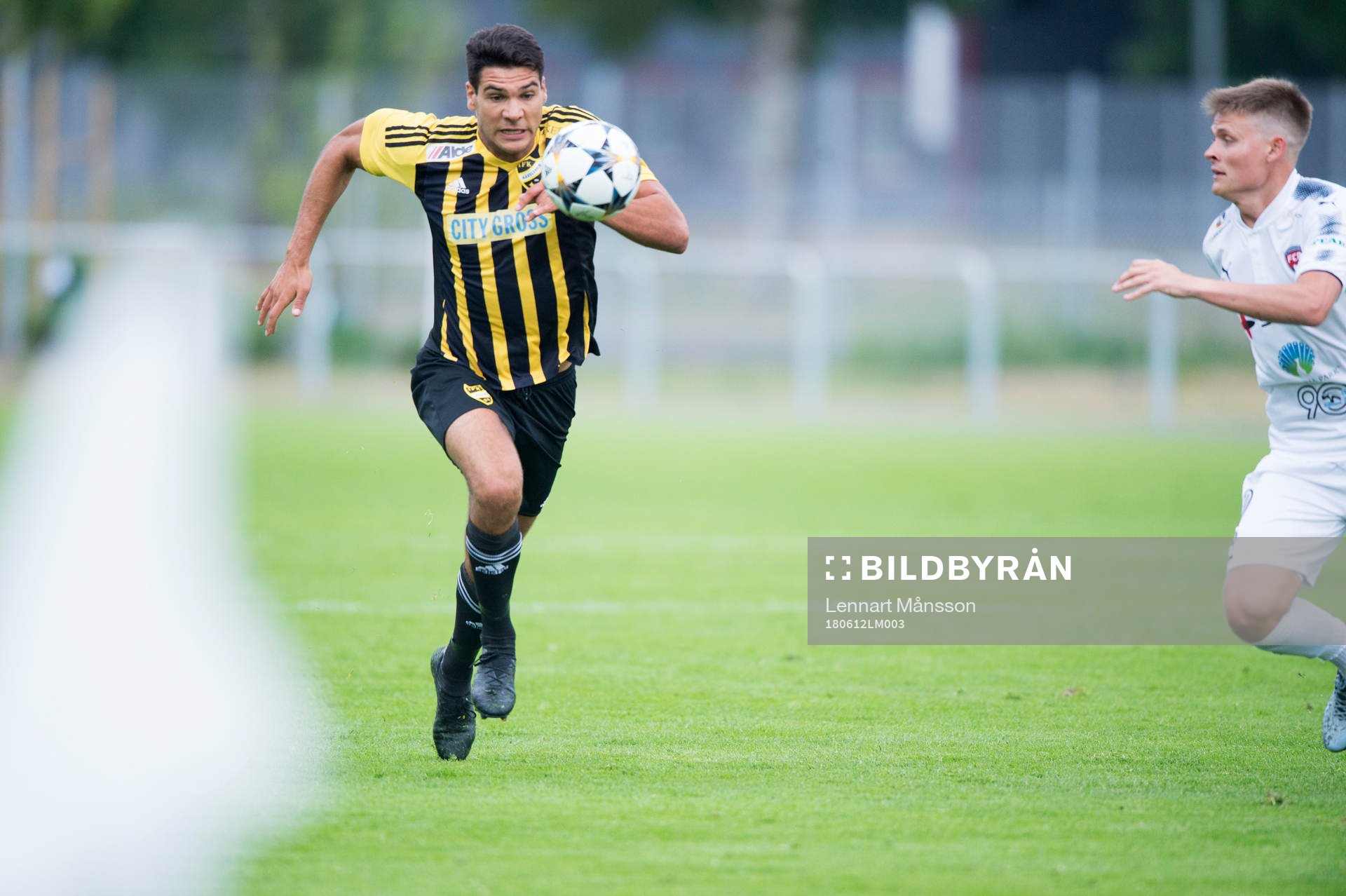 IFK Hässleholms Tommy Filipovic i matchen i DM mellan IFK