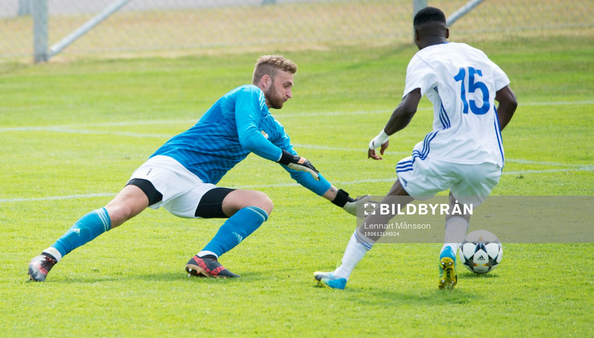 IFK Hässleholms Alexander Nilsson i matchen i division 2