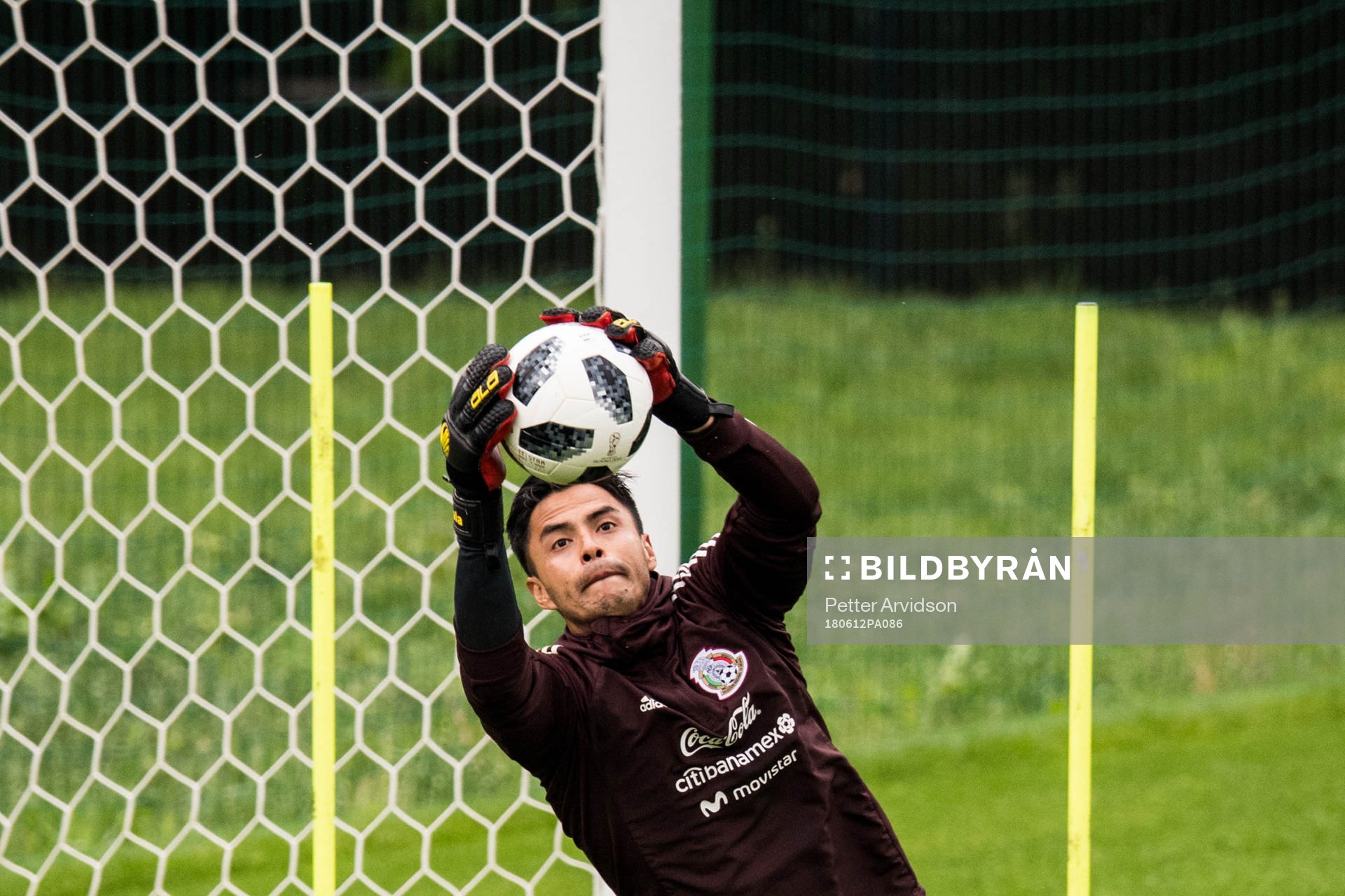 Goalkeeper Alfredo Talavera of Mexico