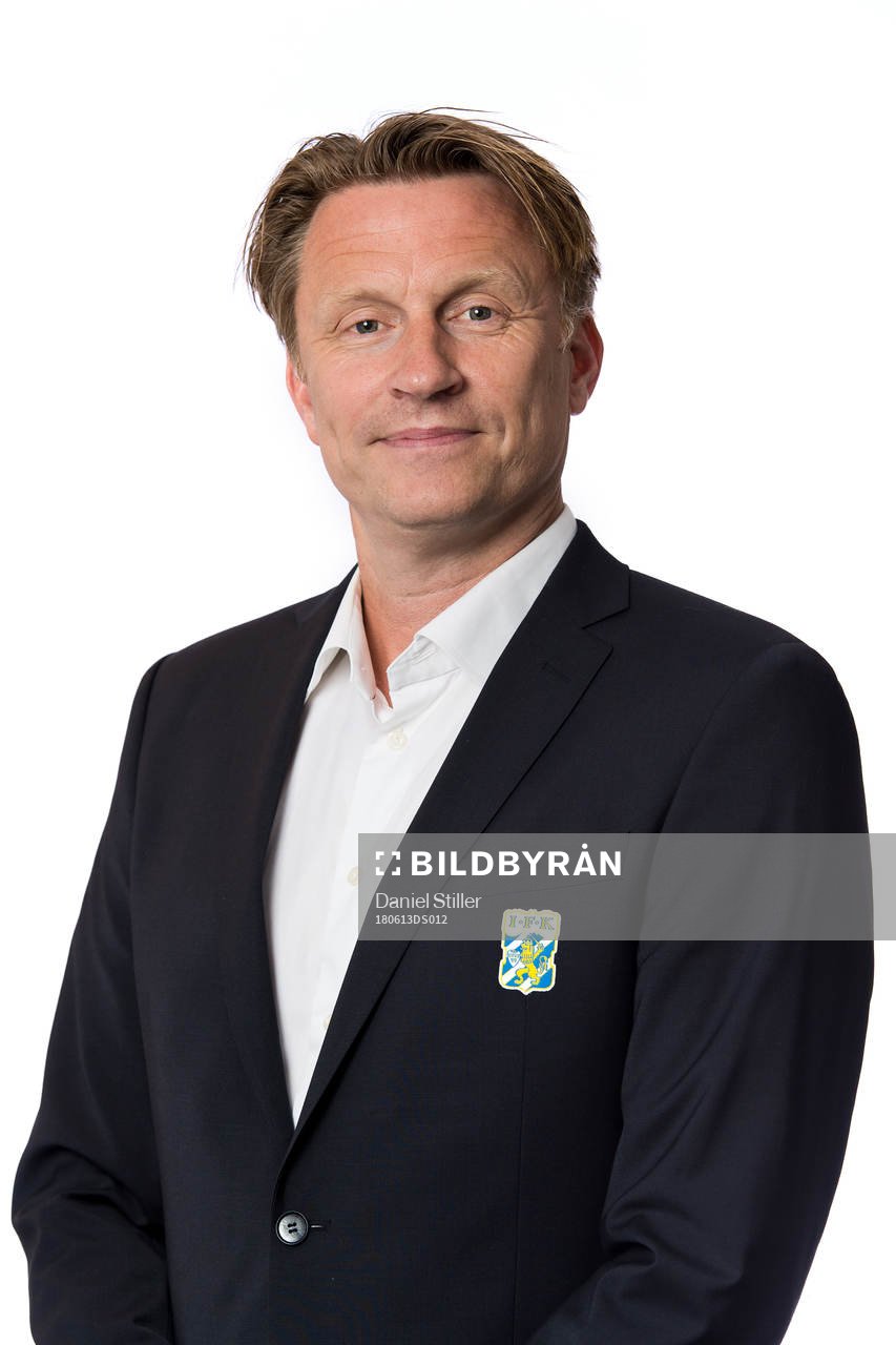 Kennet Andersson, styrelseledamot i IFK Göteborgs styrelse, poserar för ett porträtt den 13 juni 2018 i Göteborg.