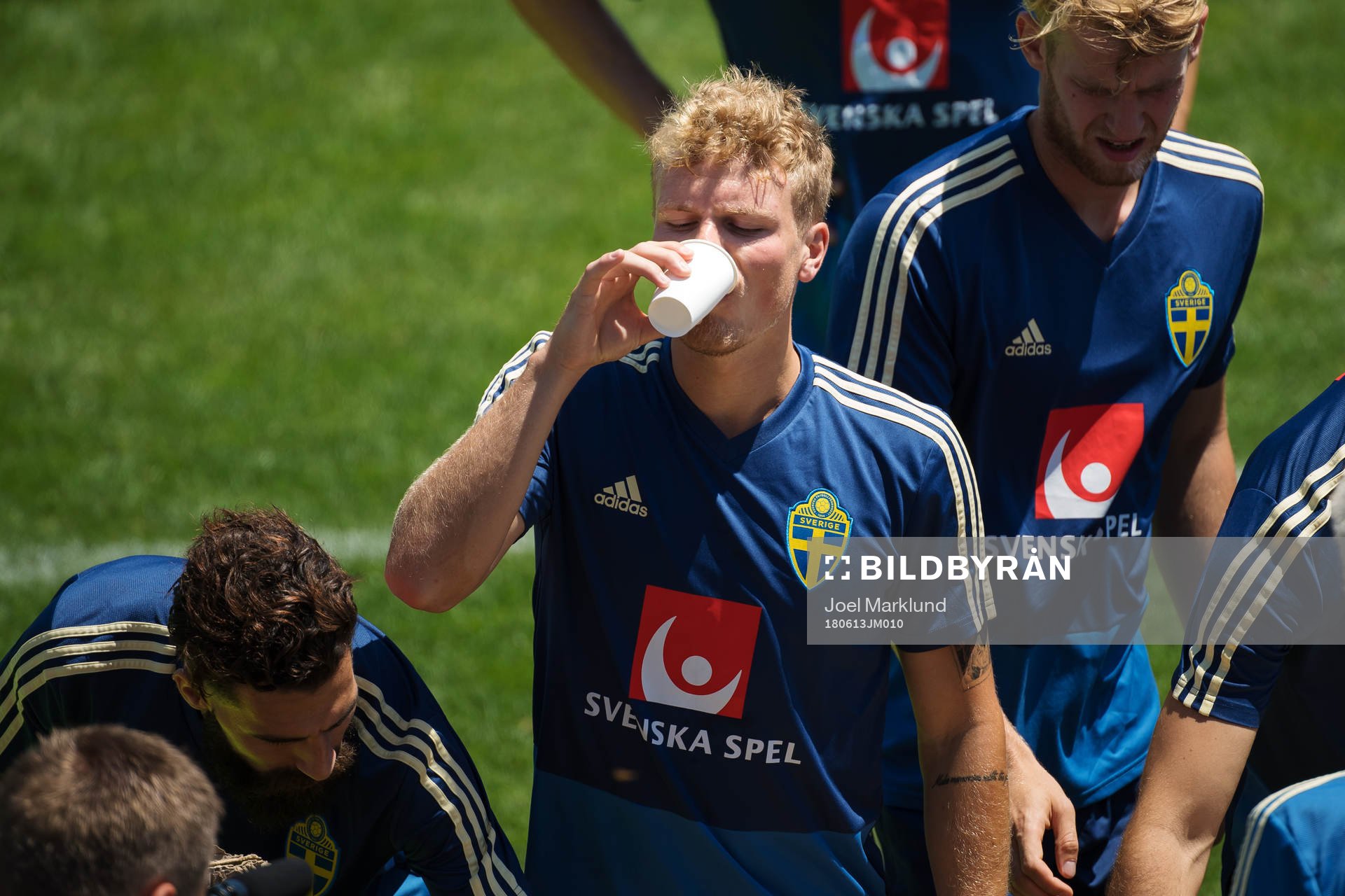 Oscar Hiljemark of the Swedish national football team