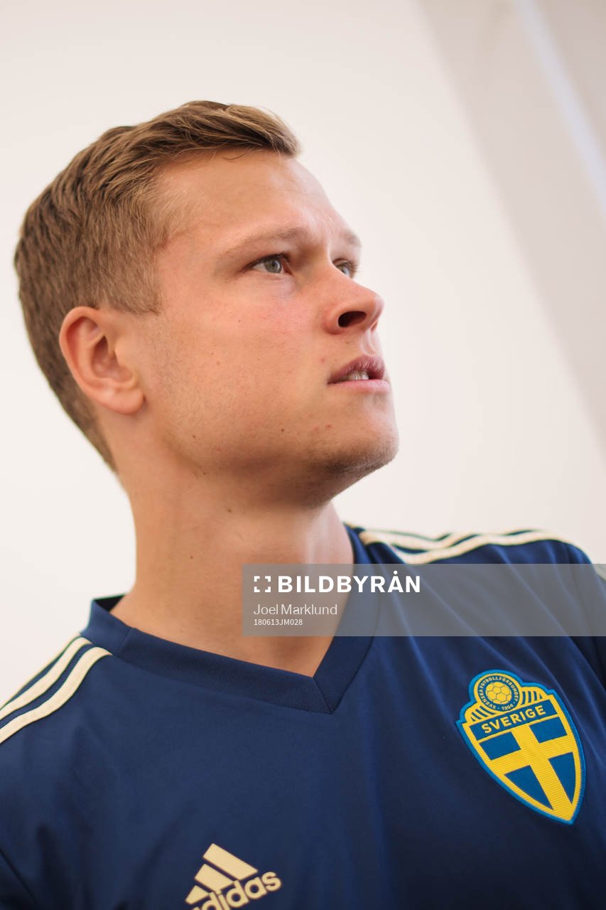 Viktor Claesson of the Swedish national football team