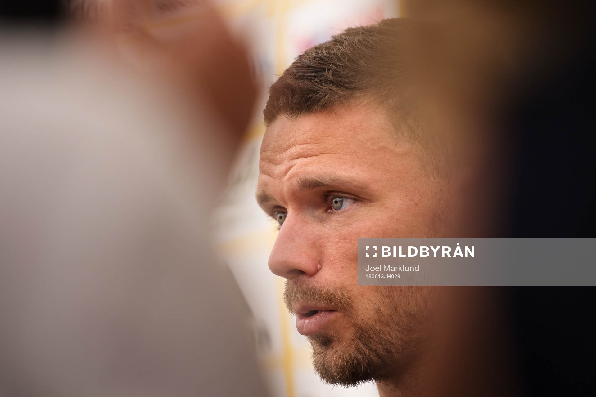Marcus Berg of the Swedish national football team