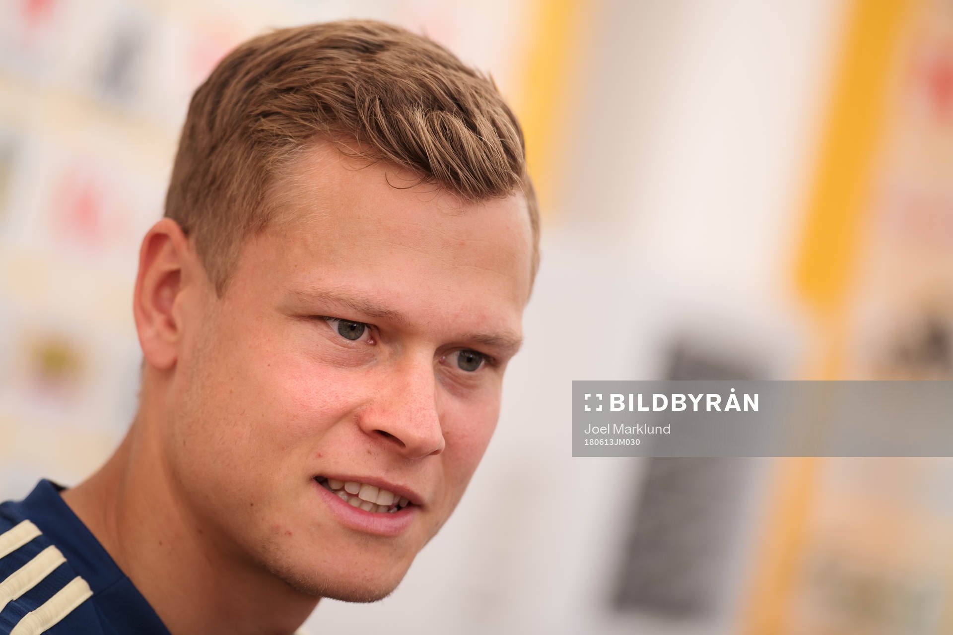 Viktor Claesson of the Swedish national football team
