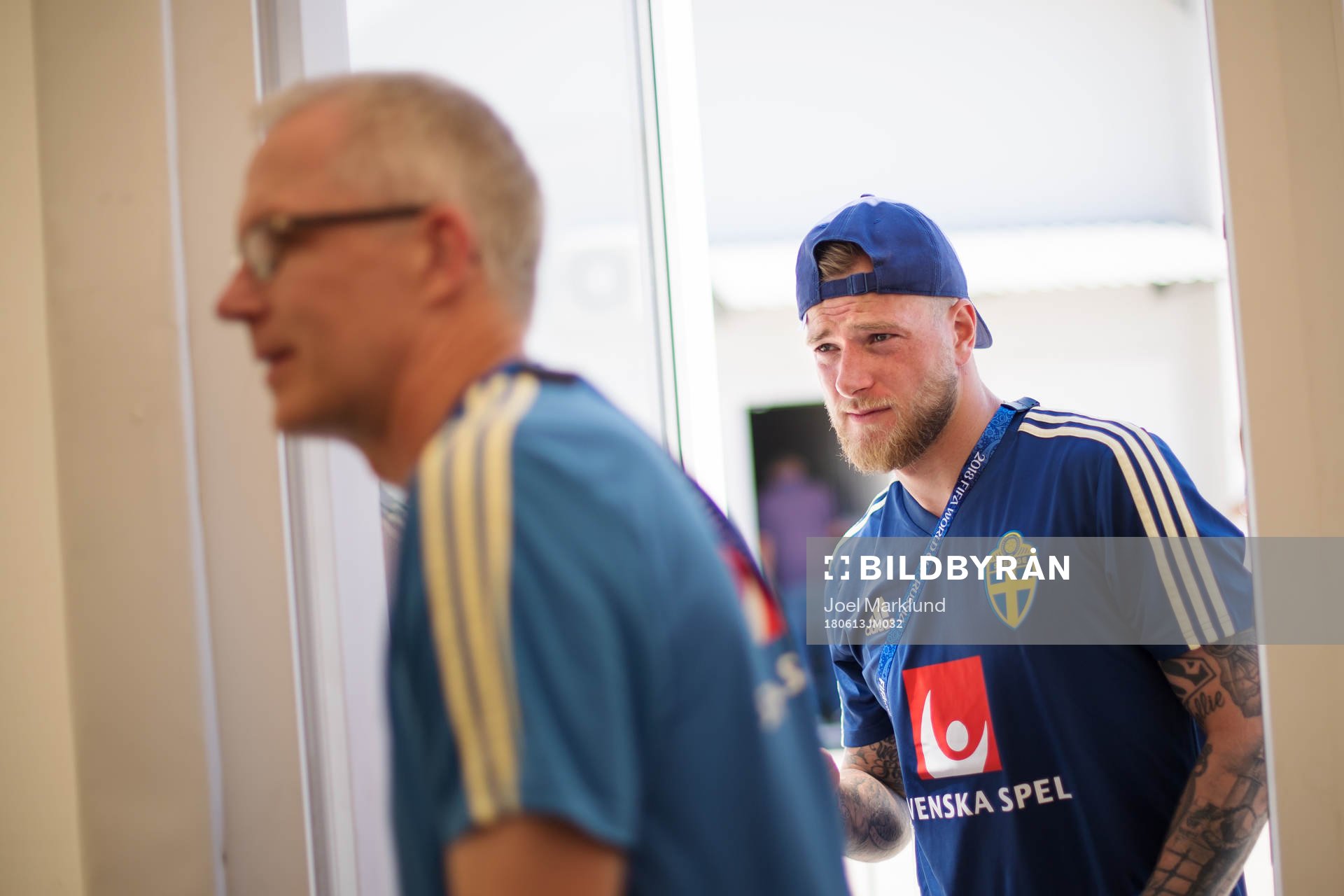 John Guidetti of the Swedish national football team