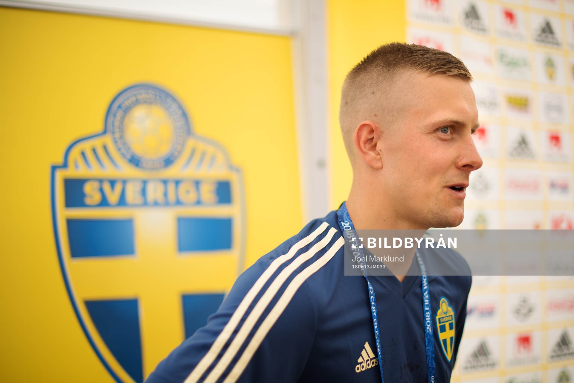 Karl-Johan Johnsson of the Swedish national football team
