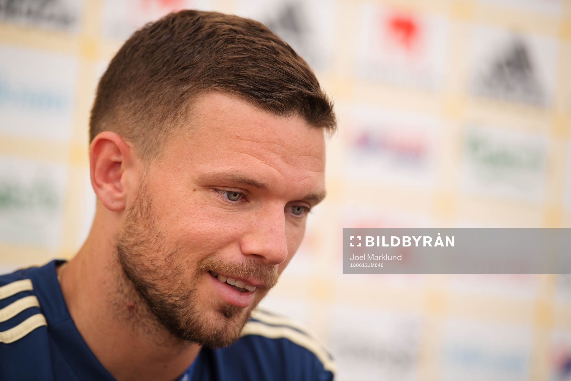 Marcus Berg of the Swedish national football team