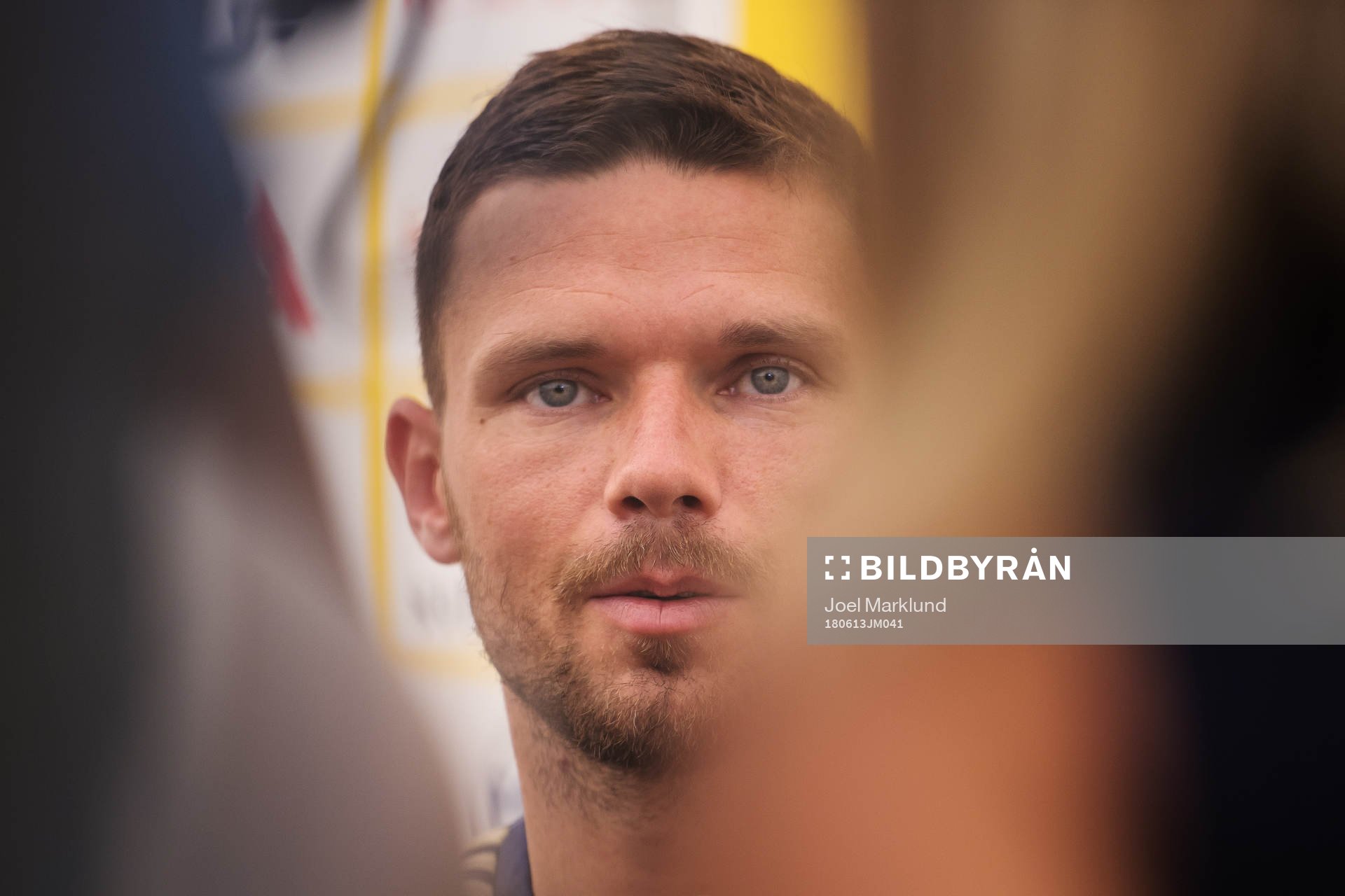 Marcus Berg of the Swedish national football team