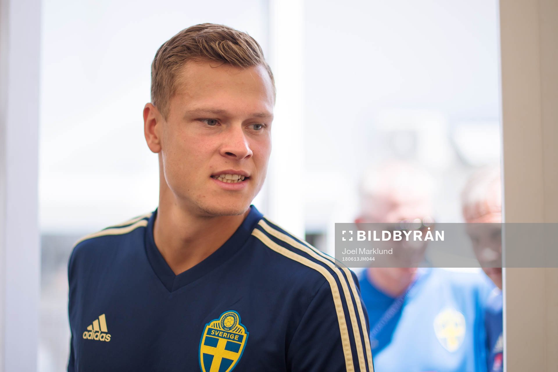 Viktor Claesson of the Swedish national football team