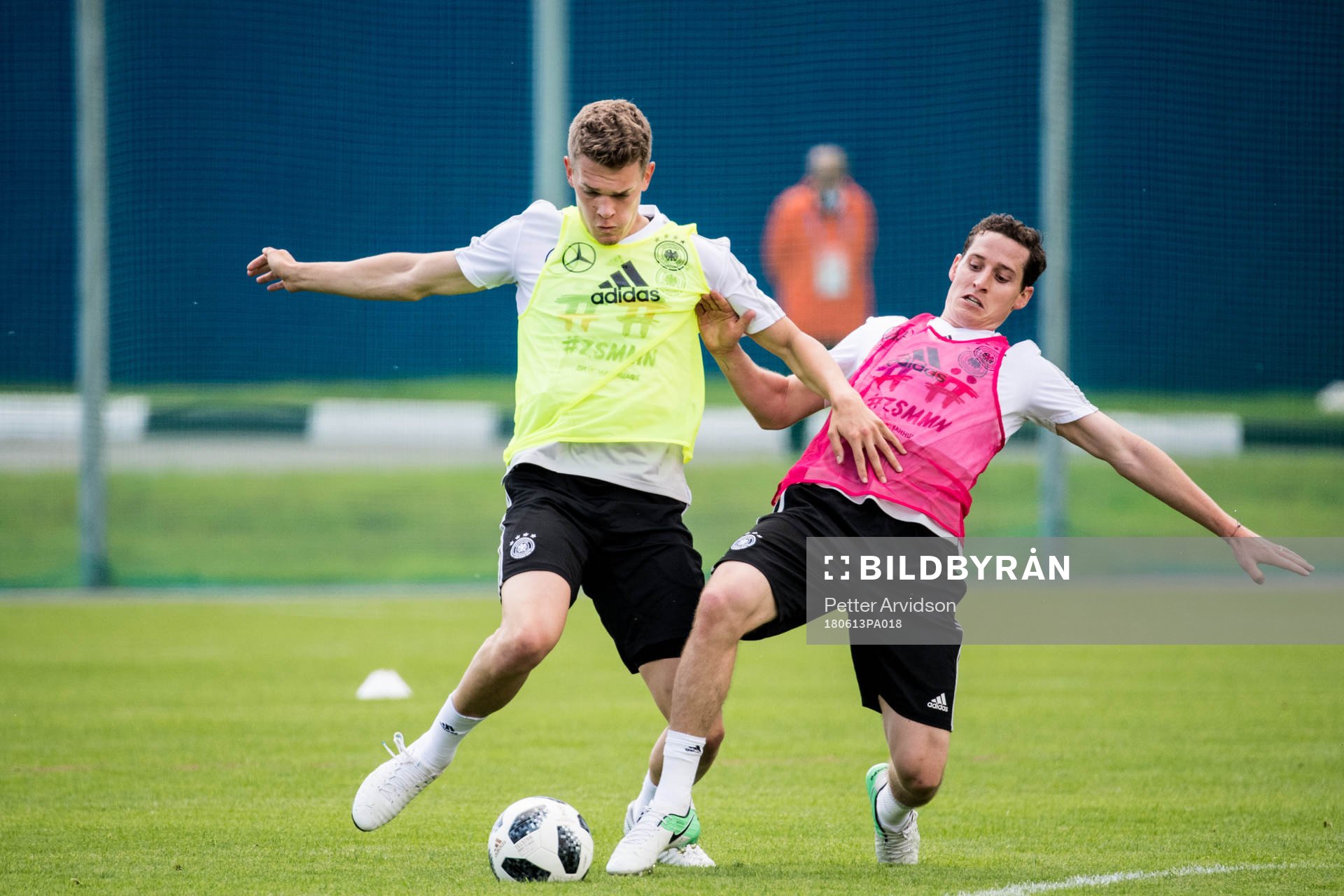 Sebastian Rudy (right) of Germany