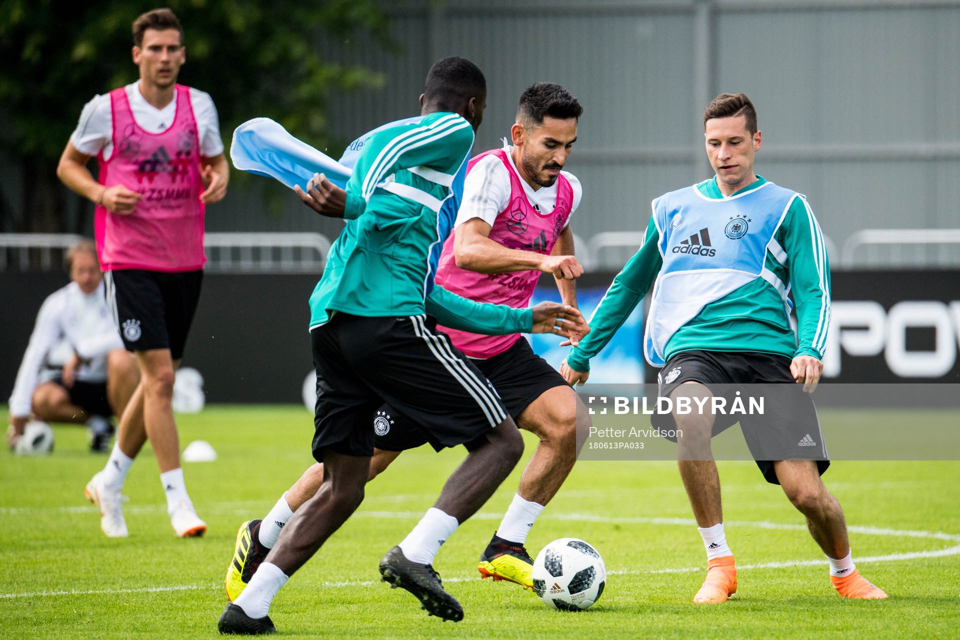 Ilkay Guendogan and Joshua Kimmich of Germany