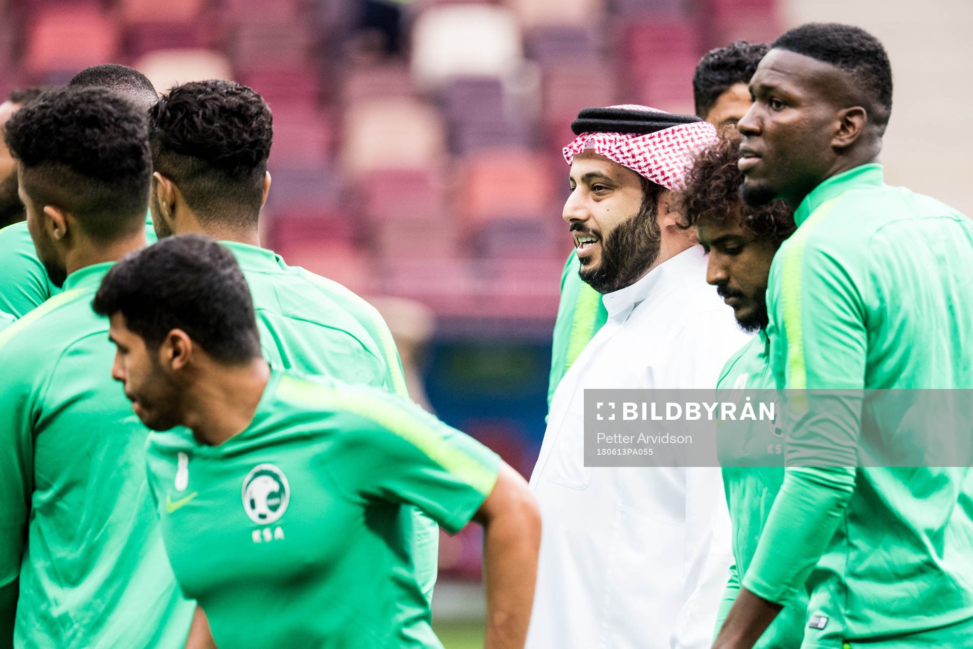 Saudi Arabia Sports Minister Turki al-Sheikh and the