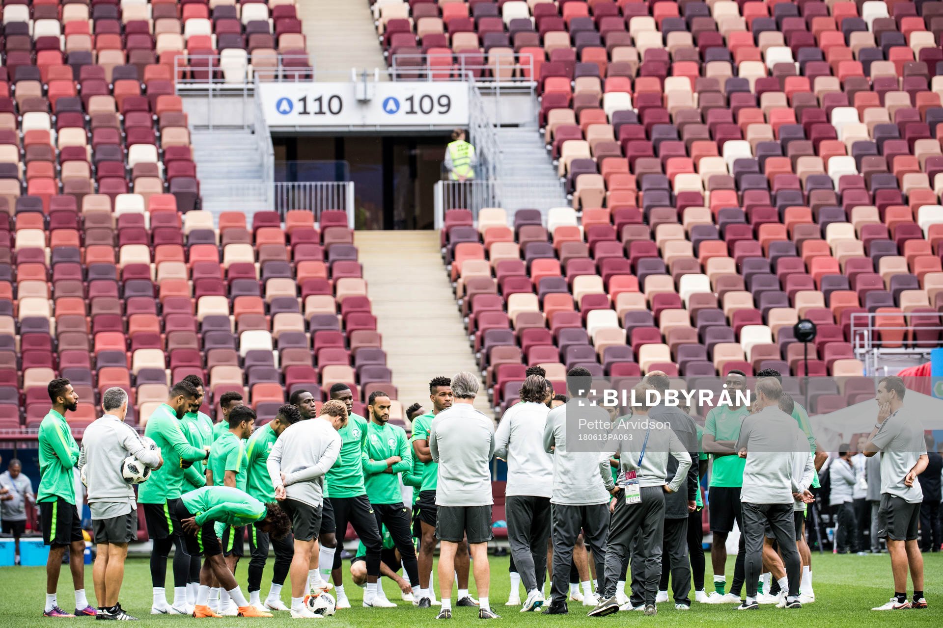 The players of Saudi Arabia
