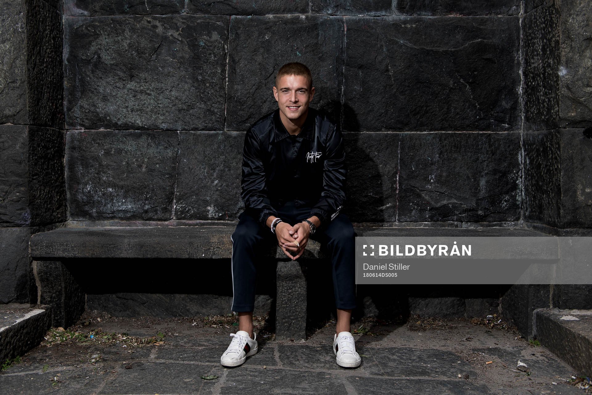 Fotbollsspelaren Kristoffer Peterson som spelar i Heracles Almelo i den holländska ligan poserar för ett porträtt den 14 juni 2018 i Göteborg.