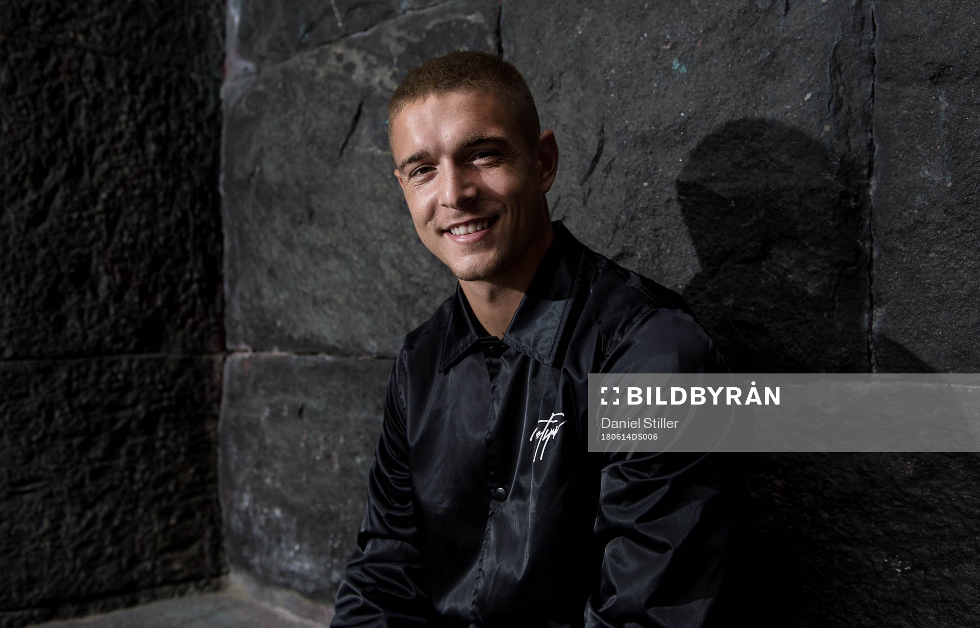 Fotbollsspelaren Kristoffer Peterson som spelar i Heracles Almelo i den holländska ligan poserar för ett porträtt den 14 juni 2018 i Göteborg.