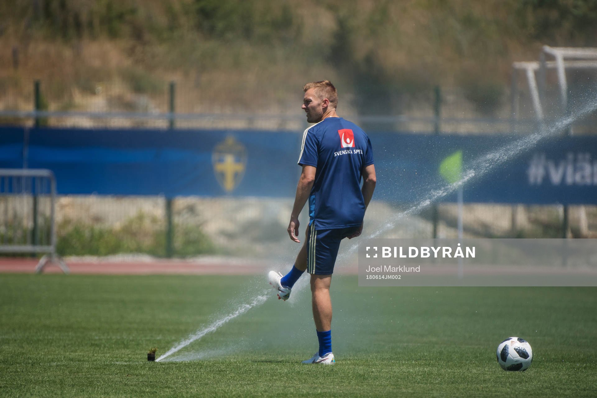 Sebastian Larsson of the Swedish national football team