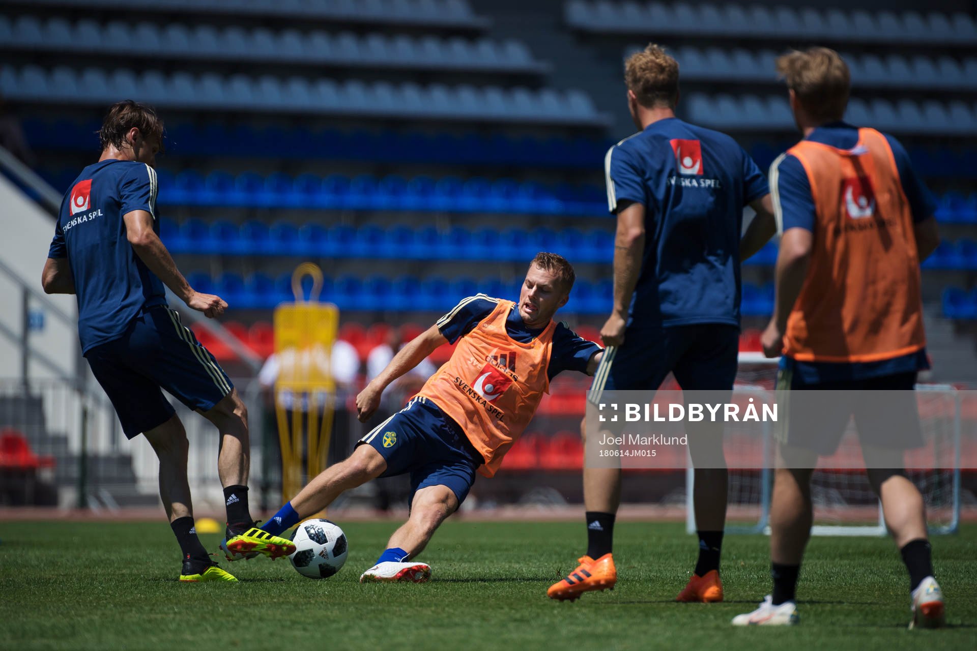 Sebastian Larsson of the Swedish national football team at