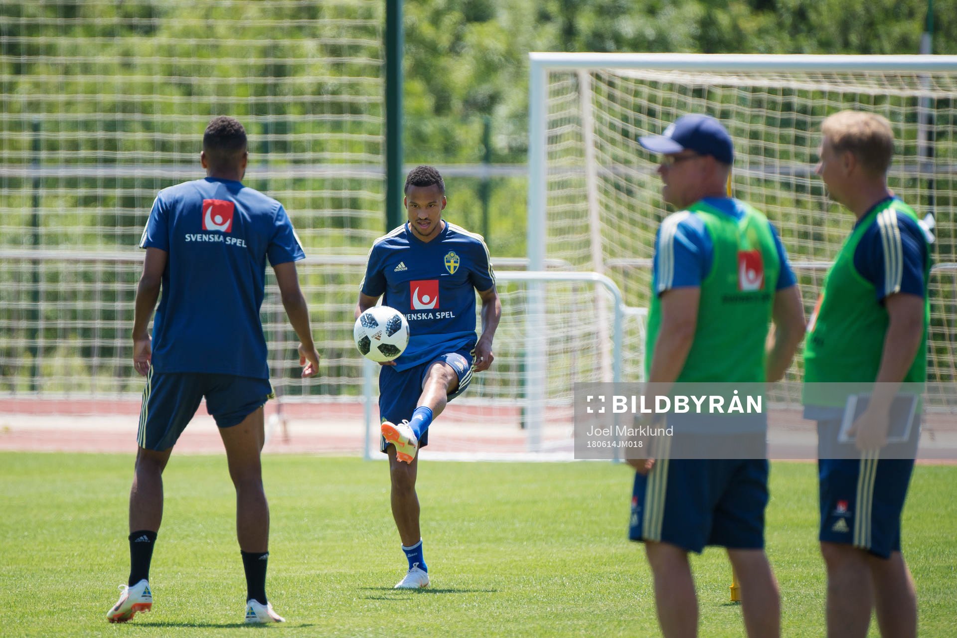 Martin Olsson of the Swedish national football team at a