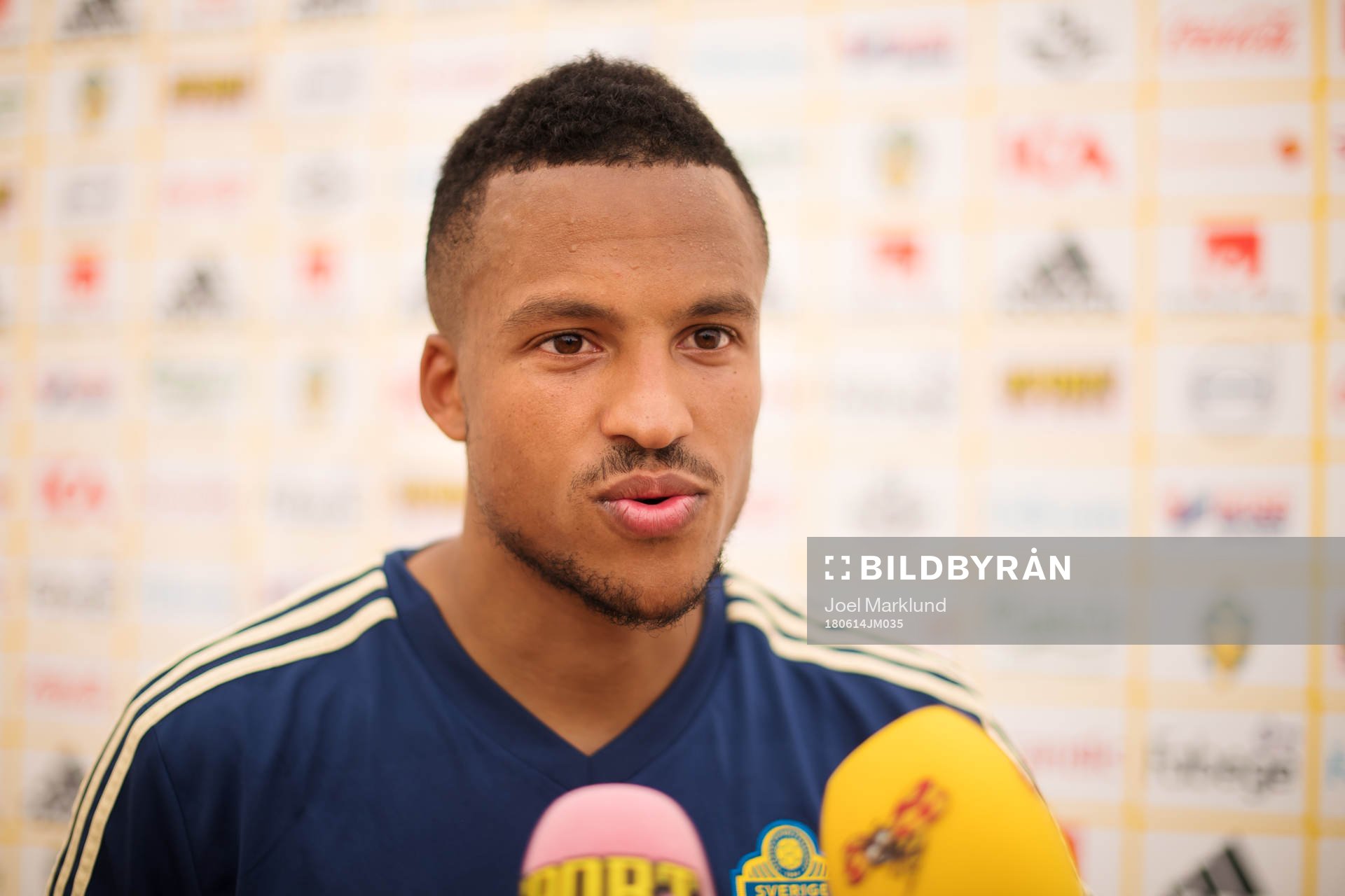 Martin Olsson of the Swedish national football team