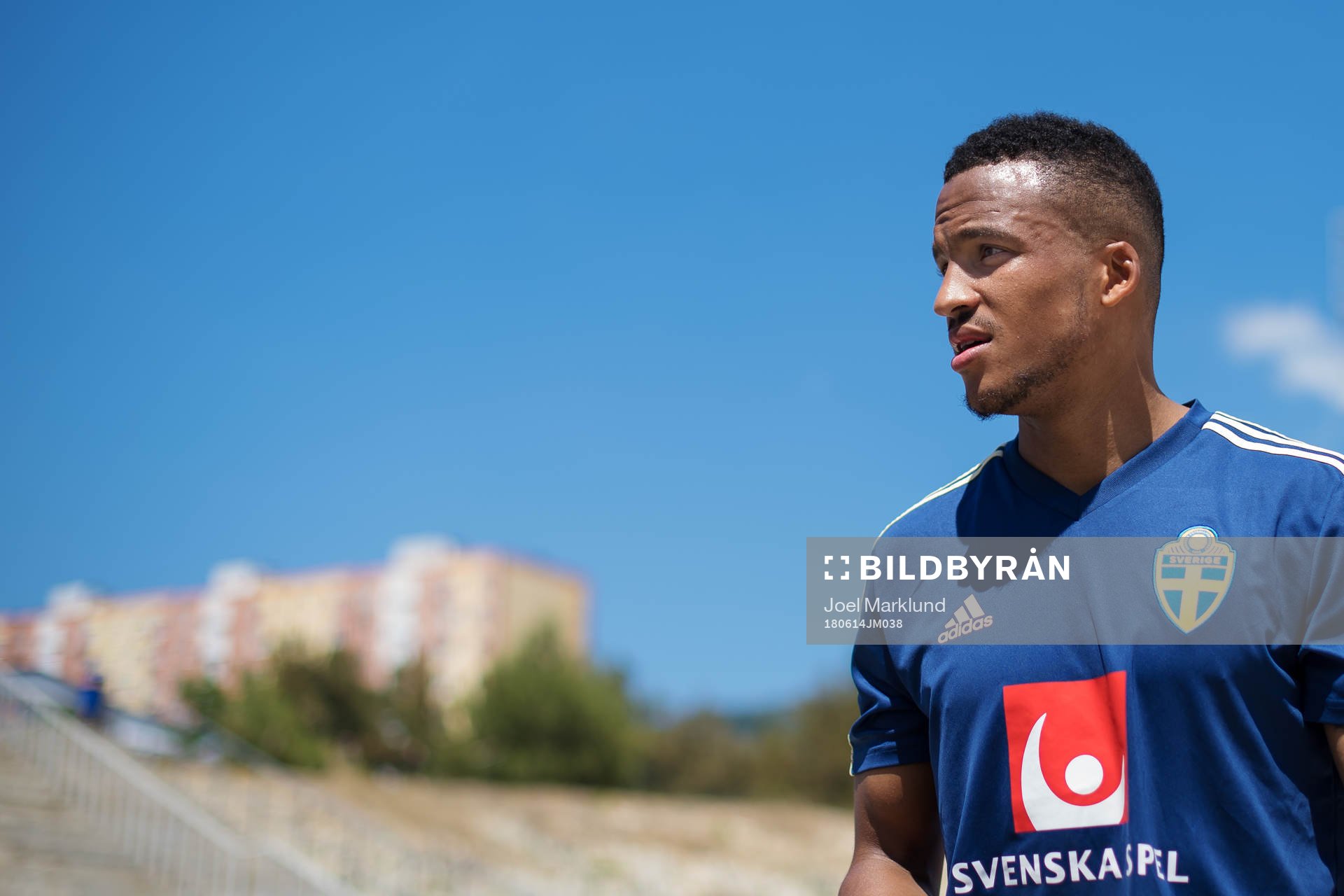 Martin Olsson of the Swedish national football team