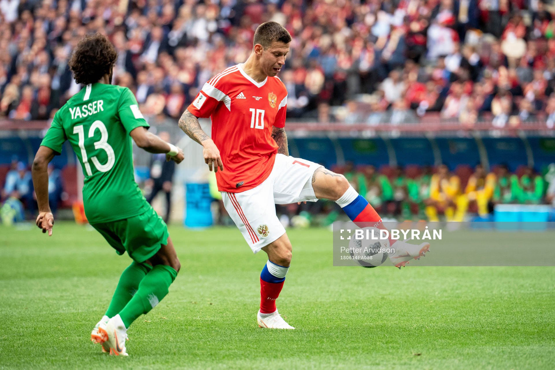 Fedor Smolov of Russia