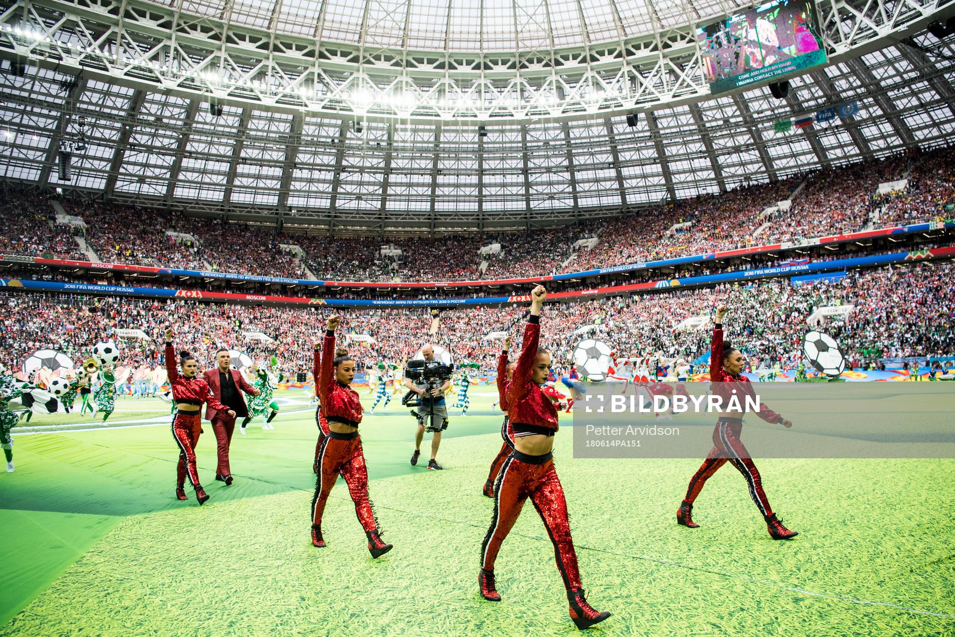 Opening ceremony prior the FIFA World Cup group stage match